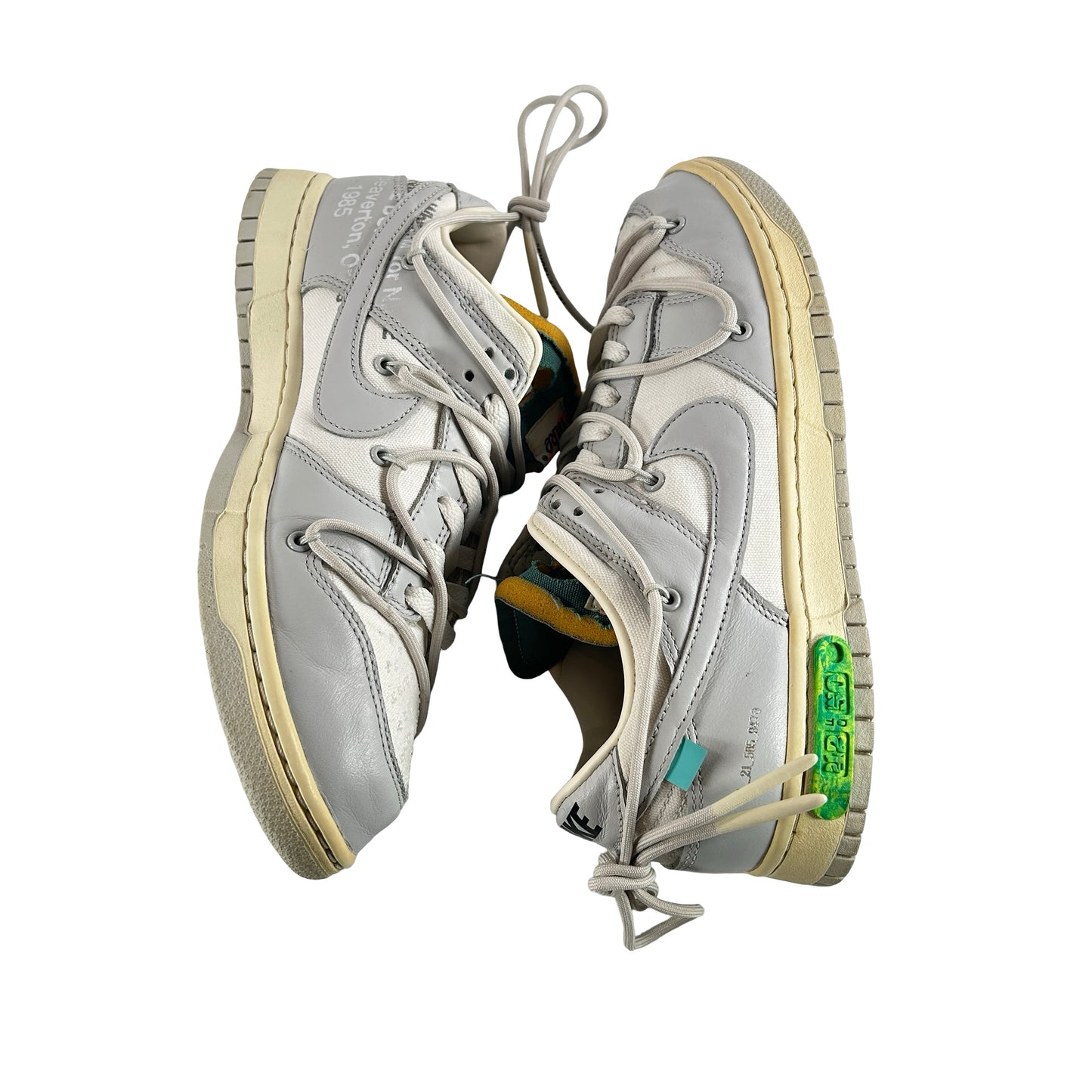 DM1602 117 Nike Dunk Low Off-White Lot 42 [USED] - 10.5 M (Used)