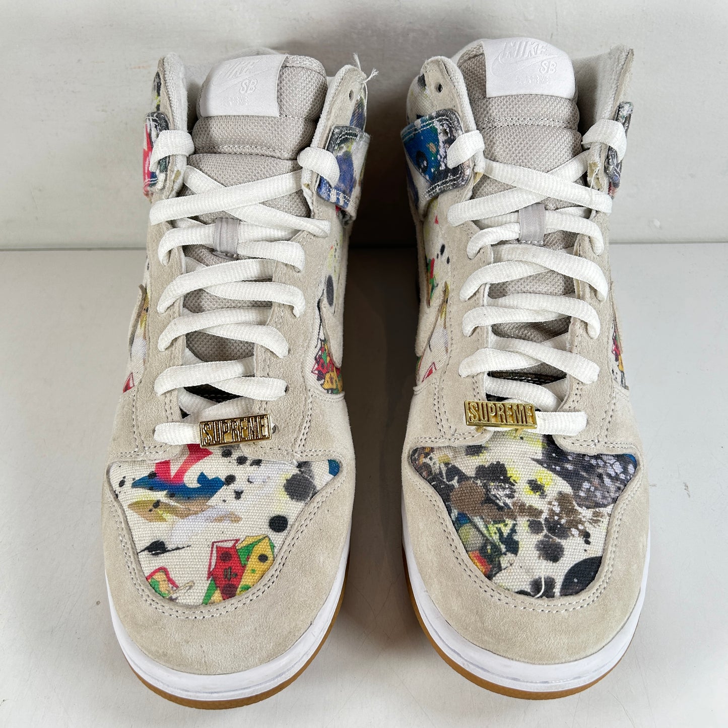 FD8779 100 Nike SB Dunk High Supreme Rammellzee [USED] - 10.5 M (Used)