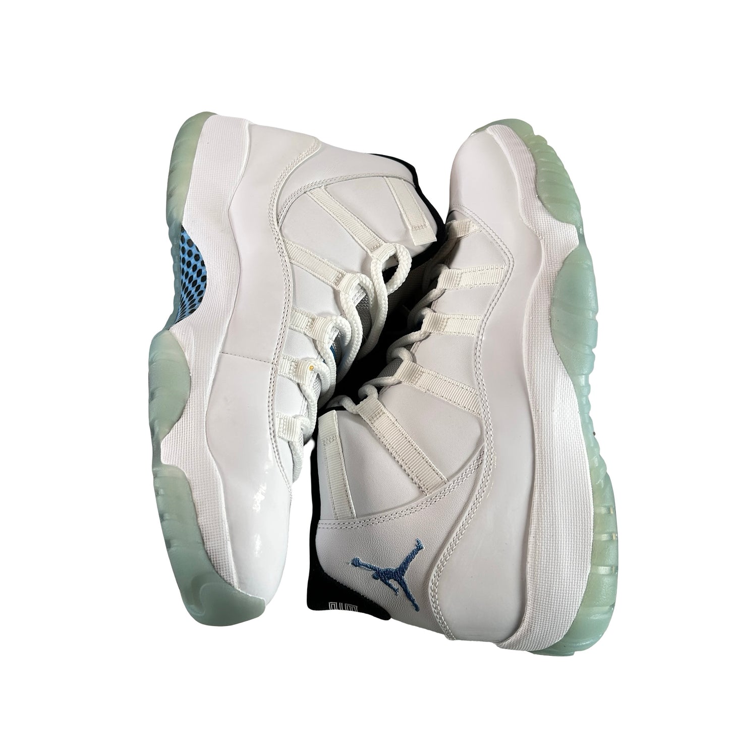 378037 117 Air Jordan 11 Retro Legend Blue (2014) - 10.5 M (Yellowing) (Glue Mark)