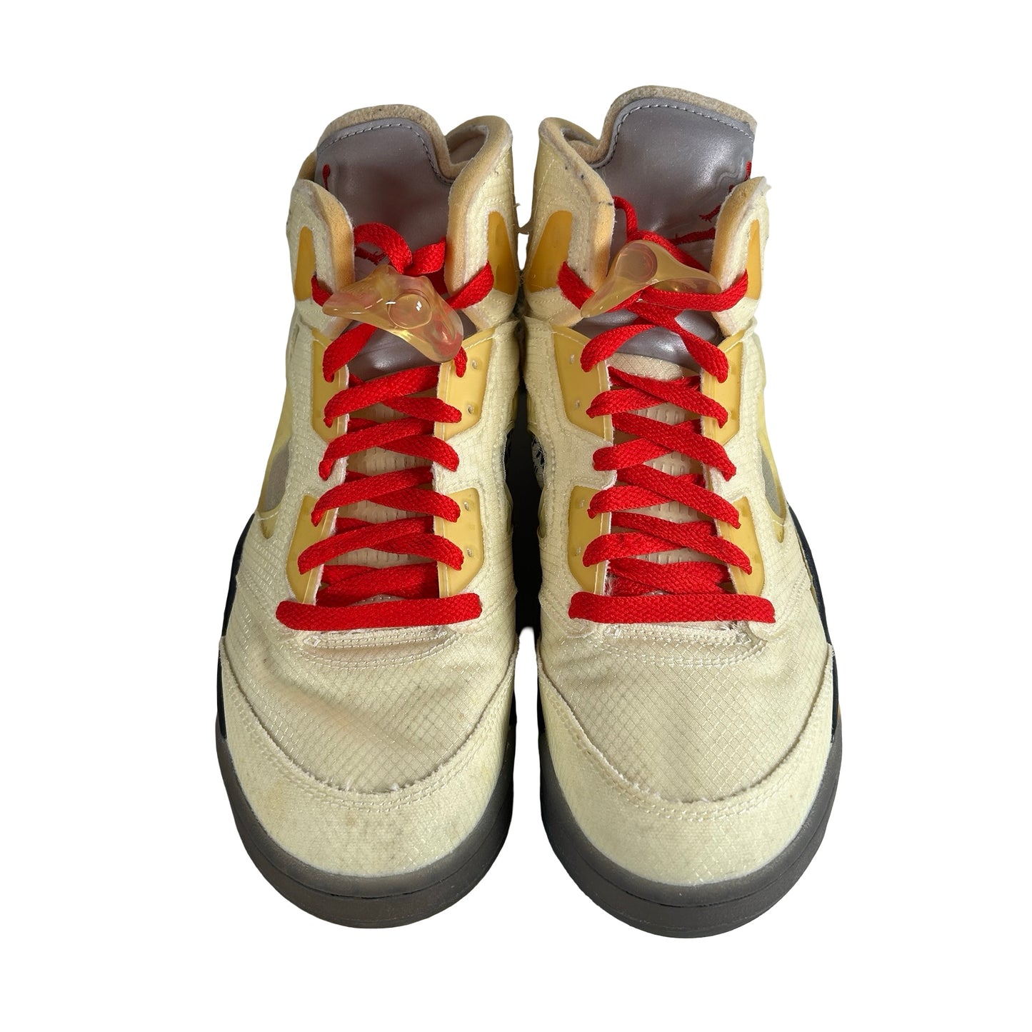 DH8565 100 Jordan 5 Off-White Sail [USED] - 9 M (Used8) (Missing Insoles)