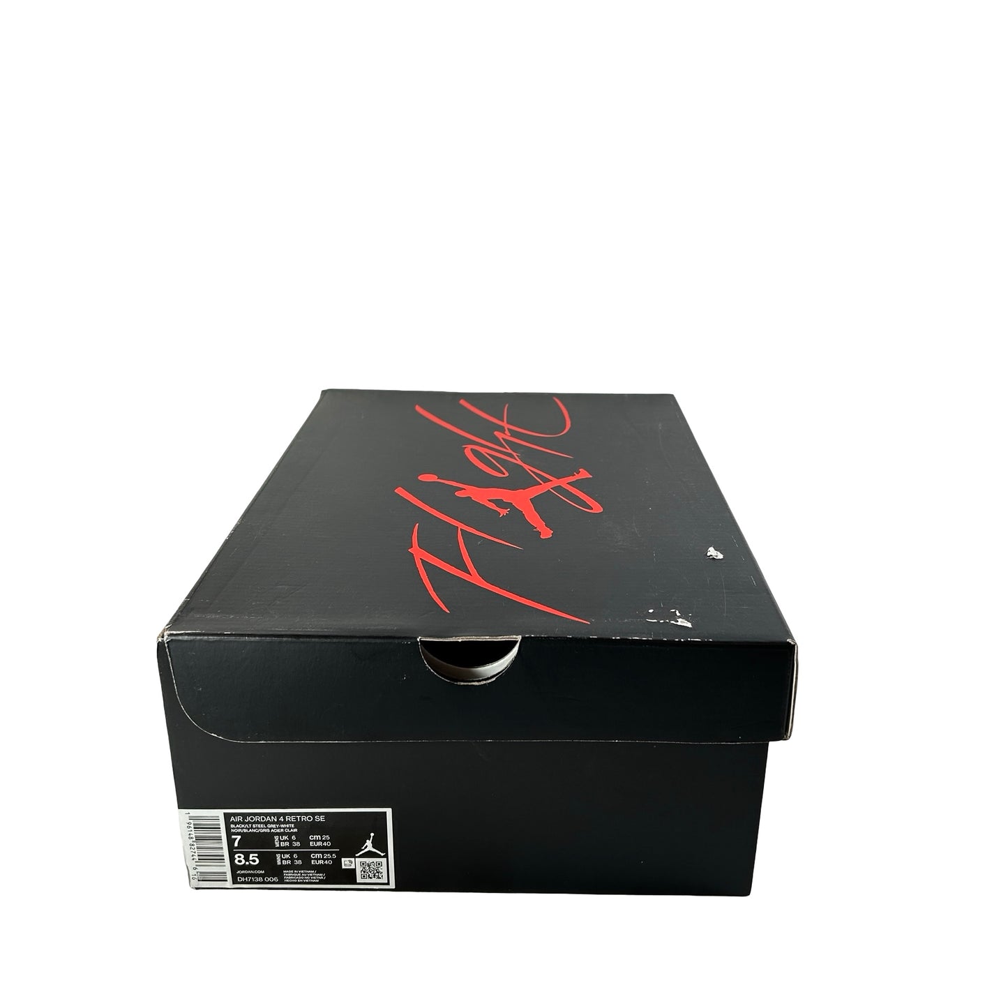 DH7138 006 Jordan 4 Retro SE Black Canvas [USED] - 7 M (Used)