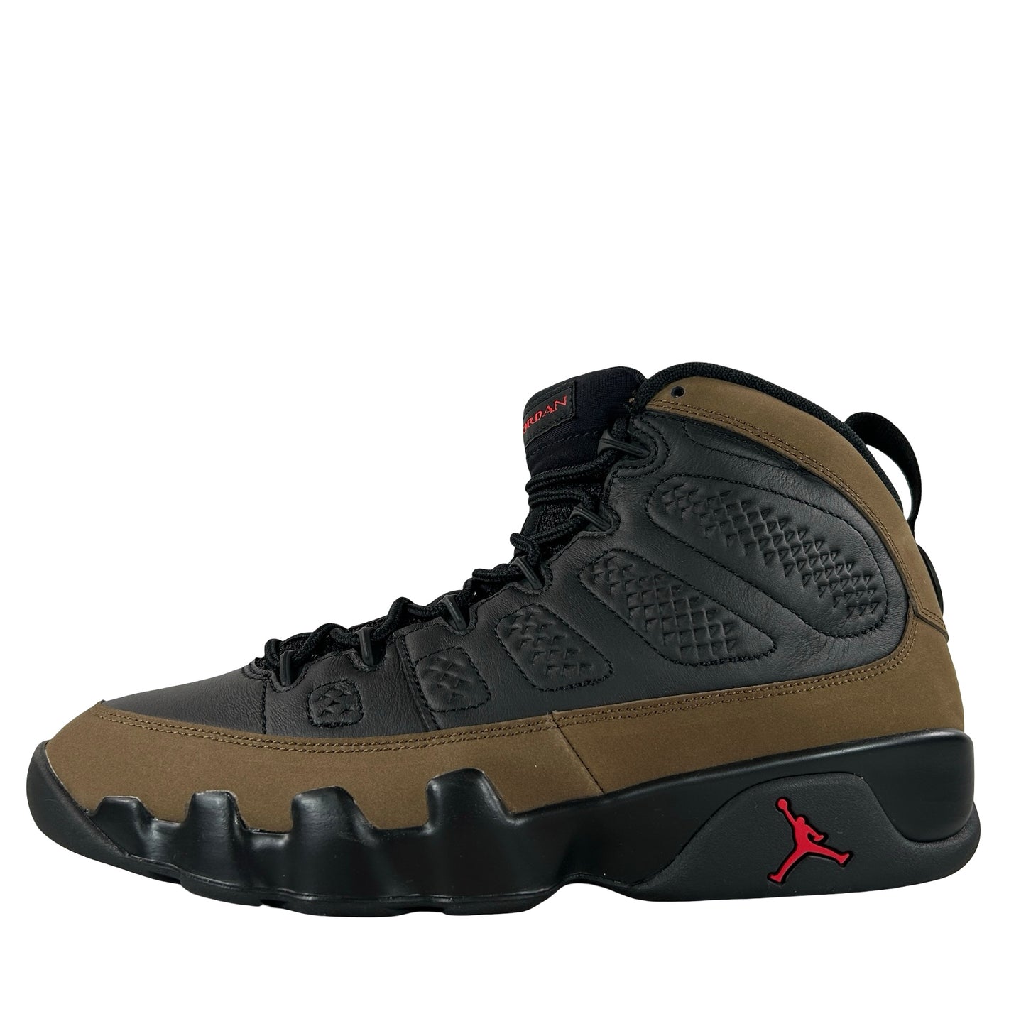 HV4794 030 Air Jordan 9 Retro Olive (2024) [USED] - 9.5 M (Used11)