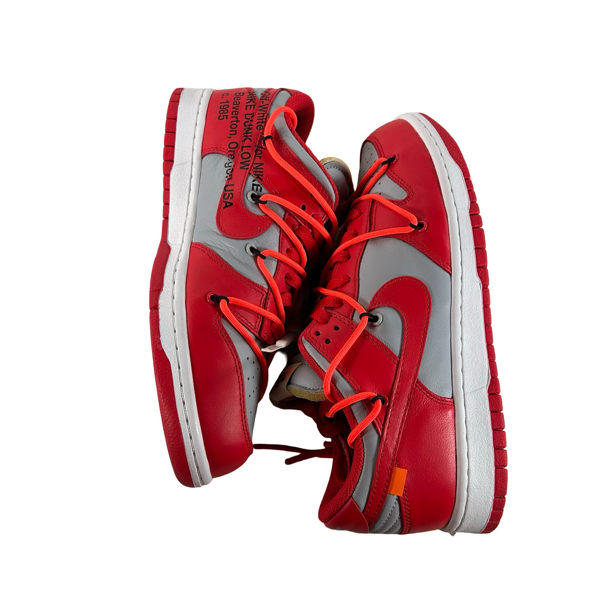 CT0856 600 Dunk Low Off-White Red [USED] - 8.5 M (Used2)