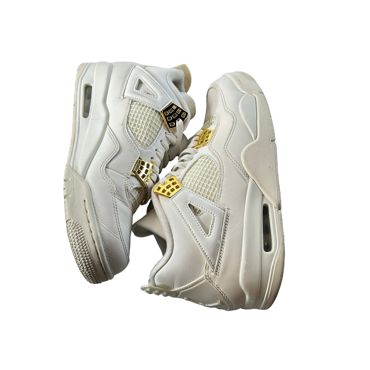 AQ9129 170 Jordan 4 Retro Metallic Gold (W) [USED] - 9.5 W (Used2)