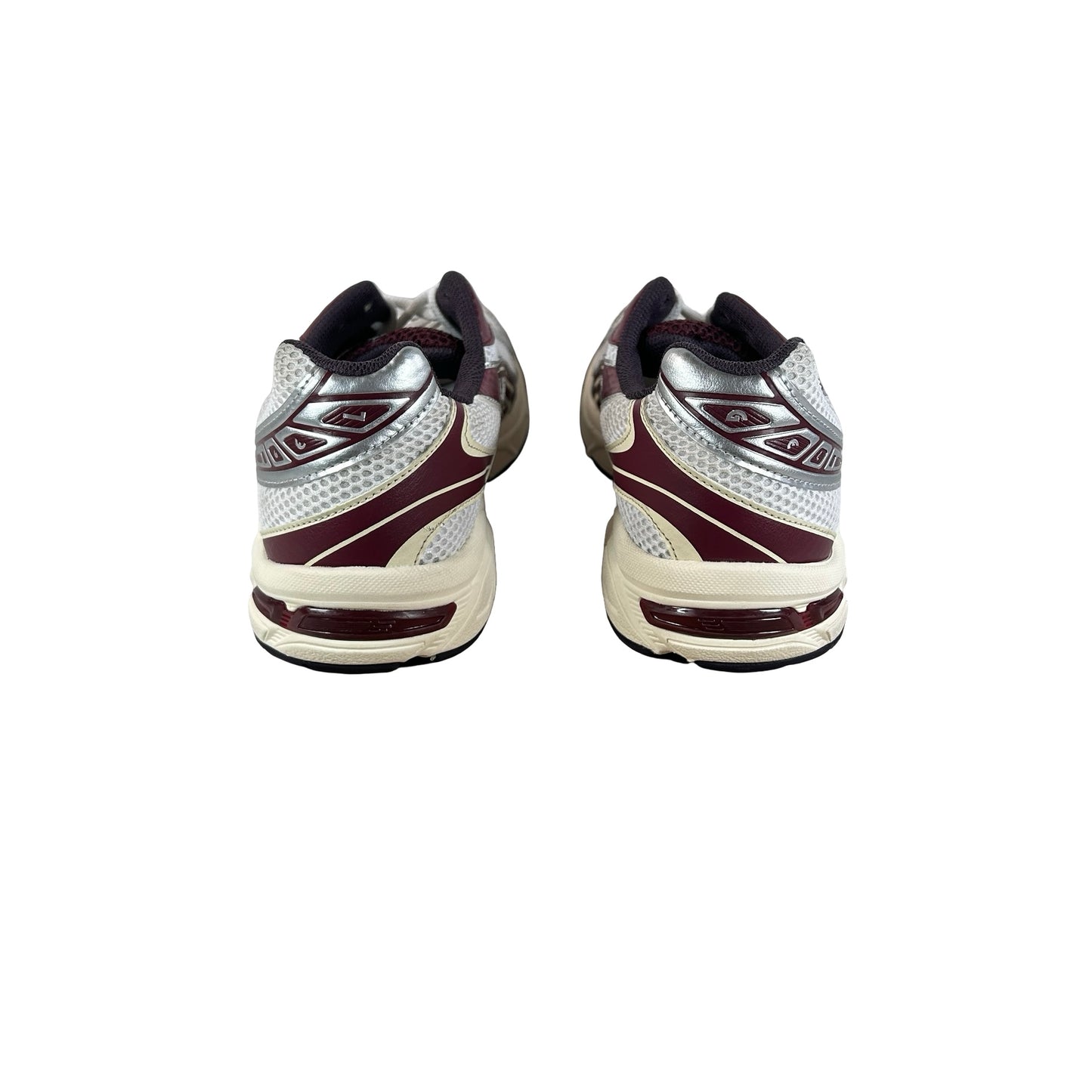 1203A685 100 ASICS Gel-1130 White Maroon Banner [USED] - 10 M (Used)