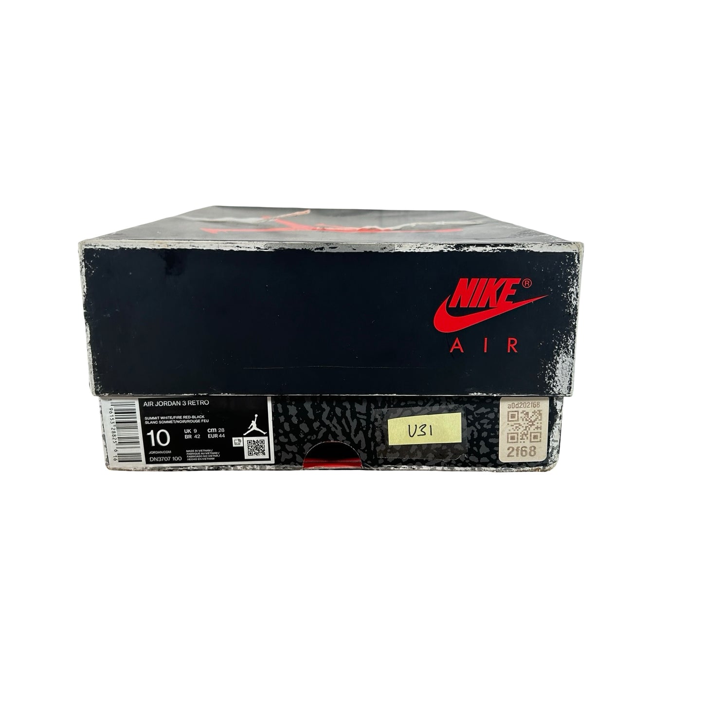 DN3707 100 Jordan 3 Retro White Cement Reimagined [USED] - 10 M (Used31)