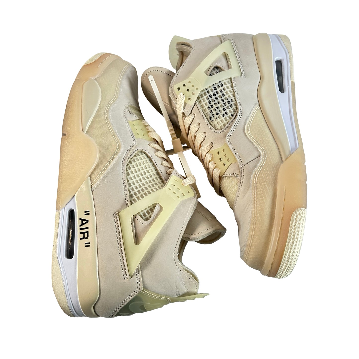 CV9388 100 Jordan 4 Retro Off-White Sail (Women's) [USED] - 11 W (Used) (No Box)