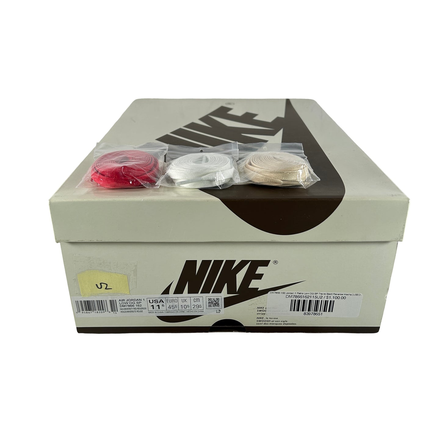 DM7866 162 Jordan 1 Retro Low OG SP Travis Scott Reverse Mocha [USED] - 11.5 M (Used2)