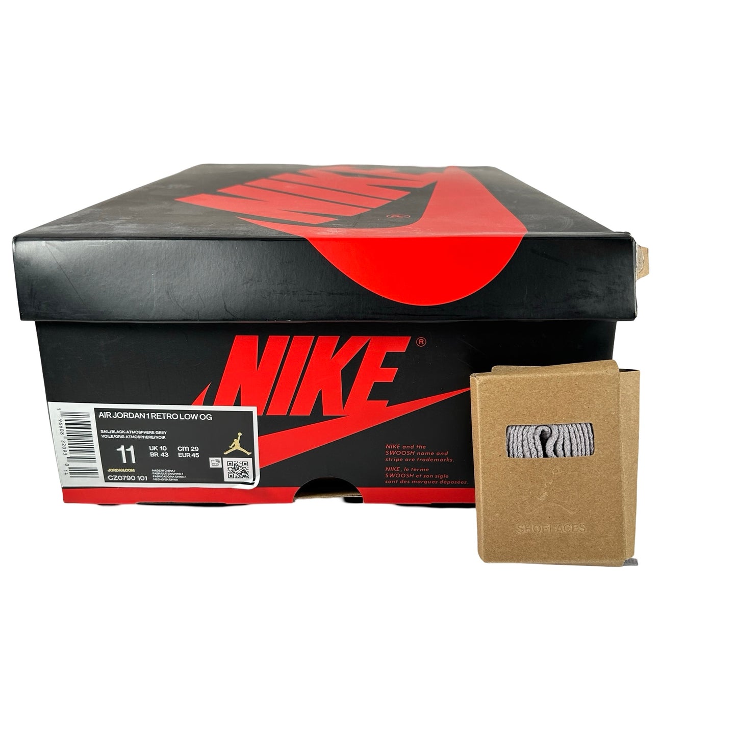CZ0790 101 Jordan 1 Retro Low OG Atmosphere Grey [USED] - 11 M (Used)