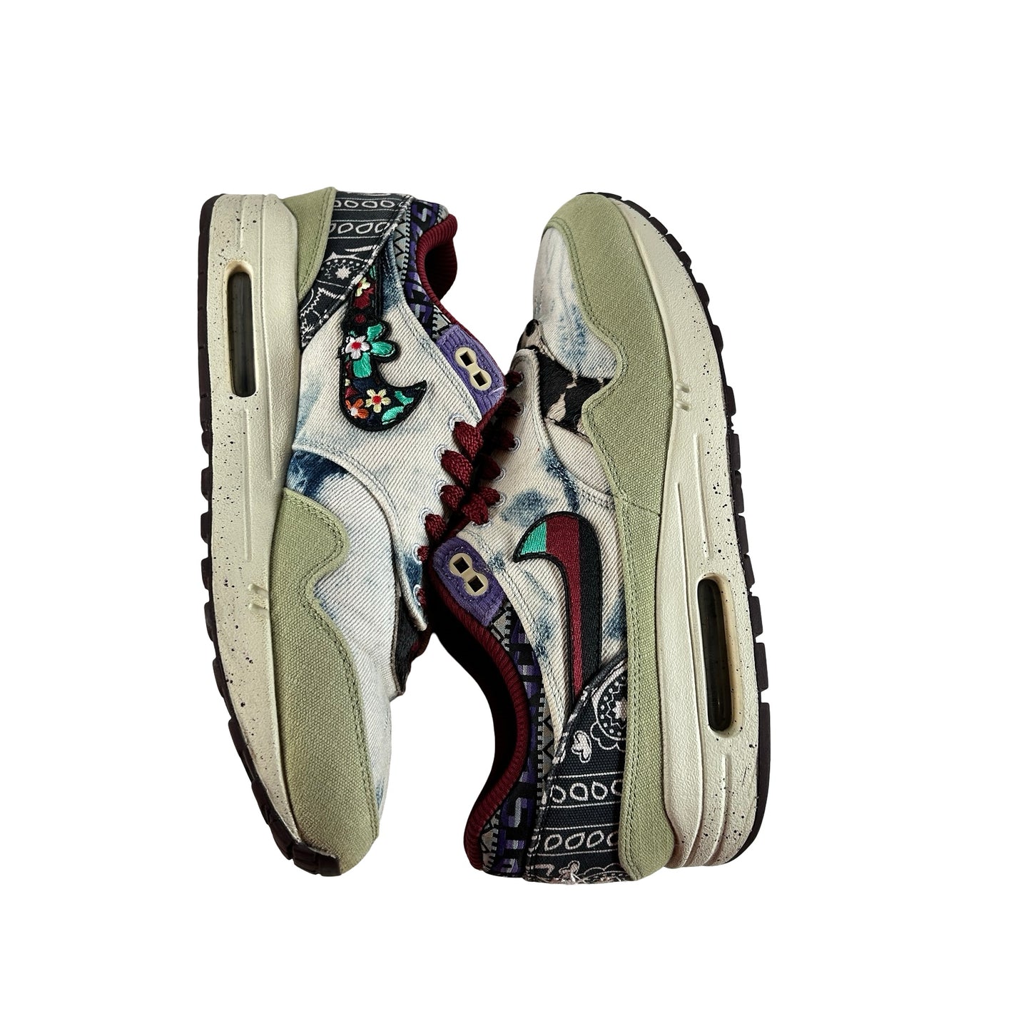 DN1803 300 Nike Air Max 1 Concepts Denim Olive Canvas [USED] - 10 M (Used)