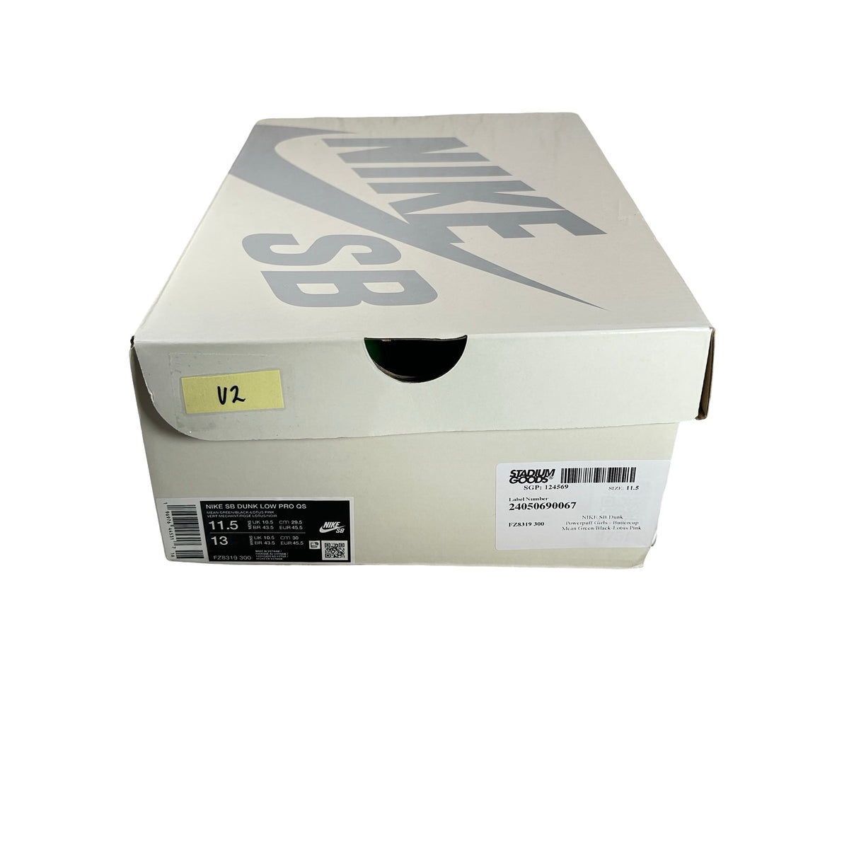 FZ8319 300 Nike SB Dunk Low The Powerpuff Girls Buttercup [USED] - 11.5 M (Used2)