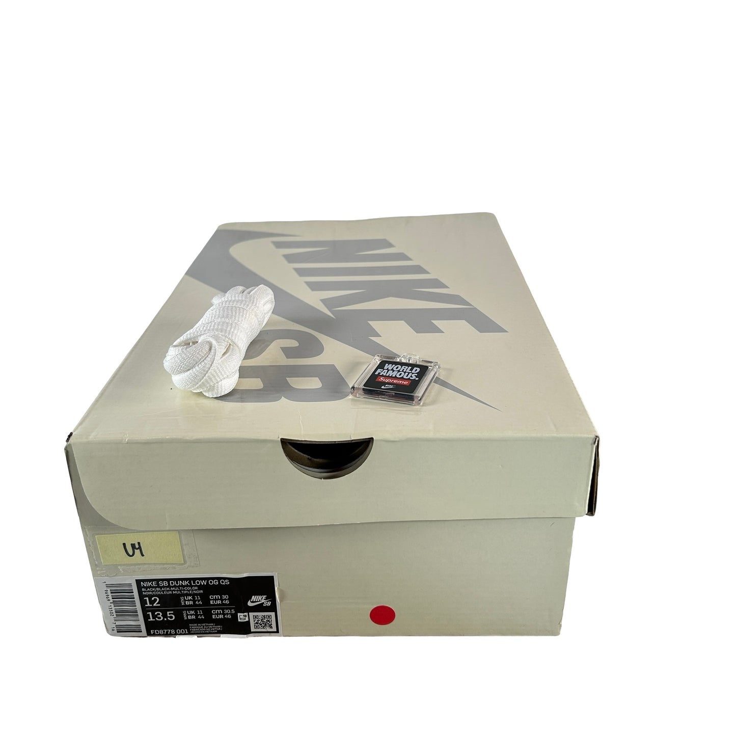 FD8778 001 Nike SB Dunk Low Supreme Rammellzee [USED] - 12 M (Used4)