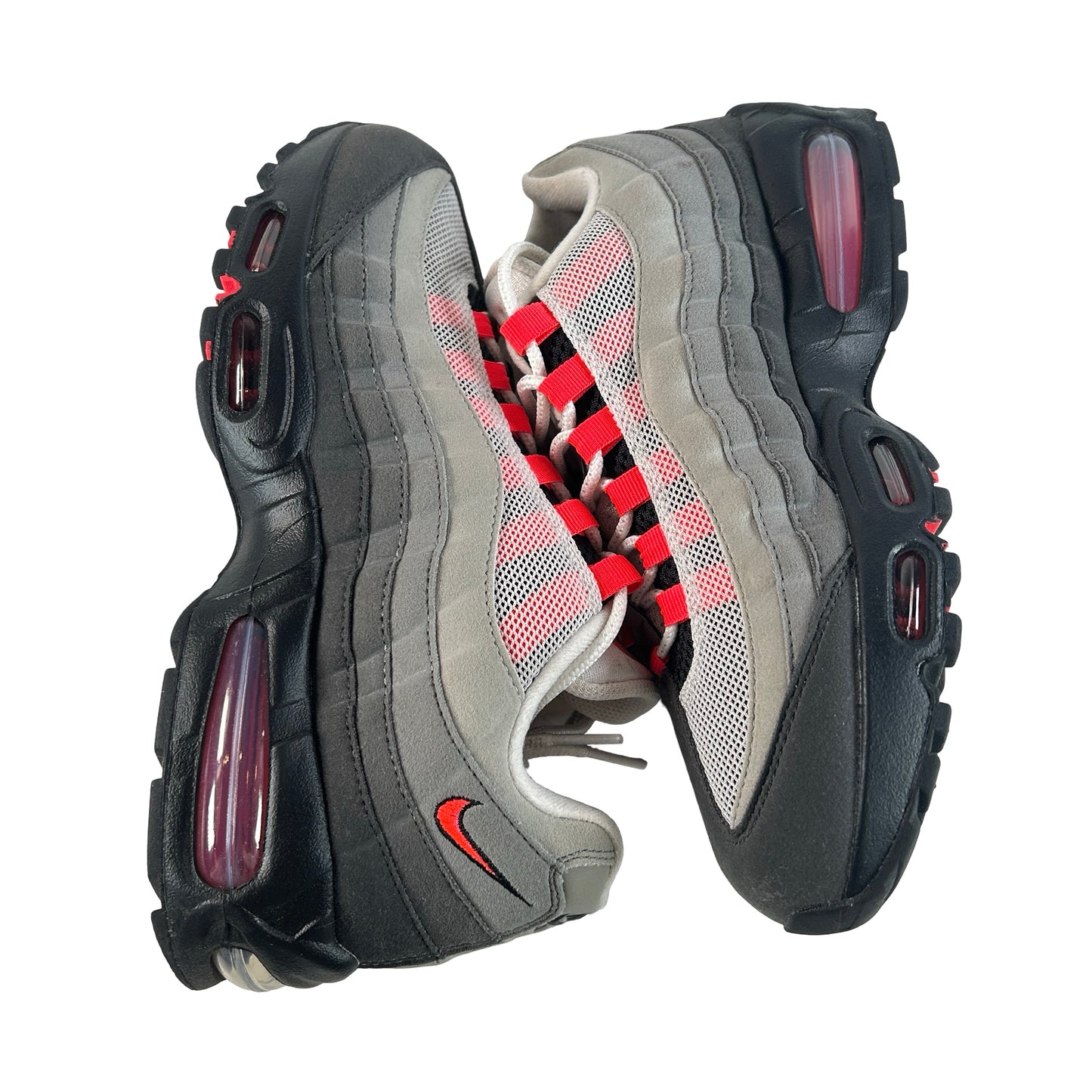 IM7410 001 Nike Air Max 95 OG Big Bubble Solar Red (2025) [USED] - 8.5 M (Used)
