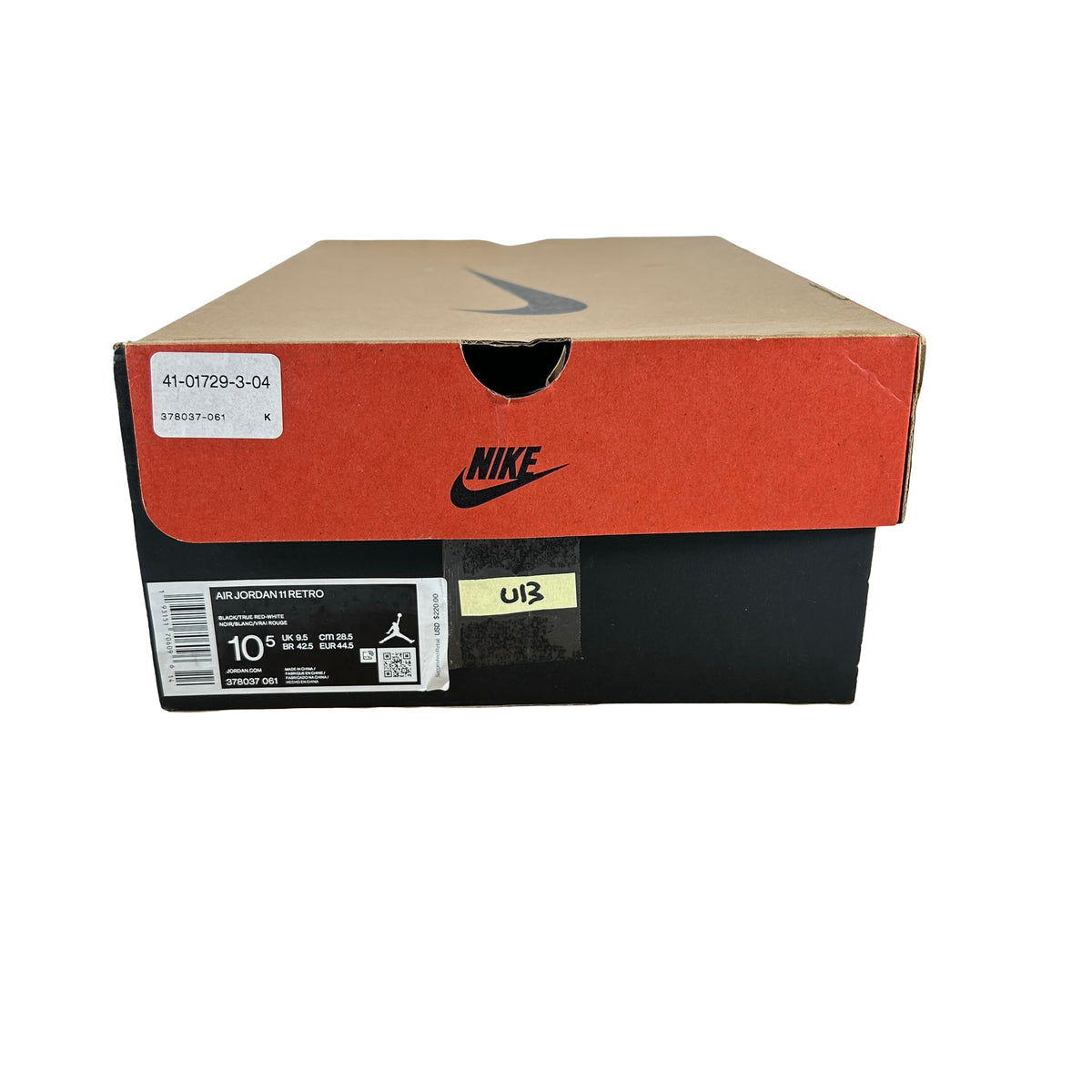 378037 061 Jordan 11 Bred (2019) [USED] - 10.5 M (Used13)