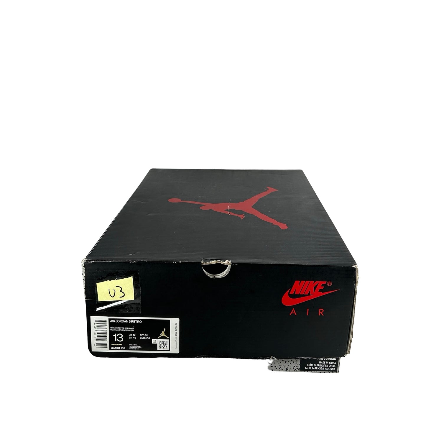 DA1911 102 Jordan 5 Fire Red [USED] - 13 M (Used3)