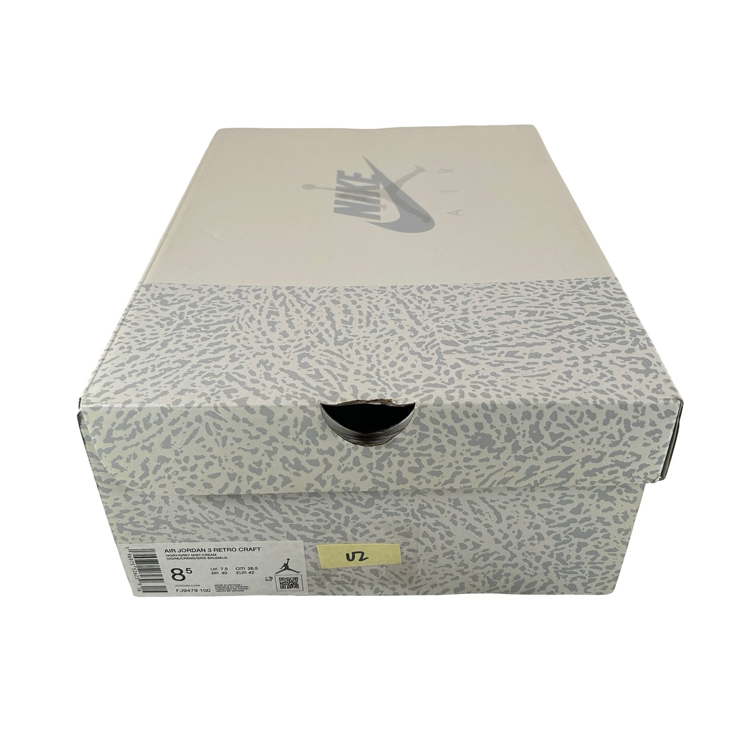 FJ9479 100 Jordan 3 Retro Craft Ivory [USED] - 8.5 M (Used2)