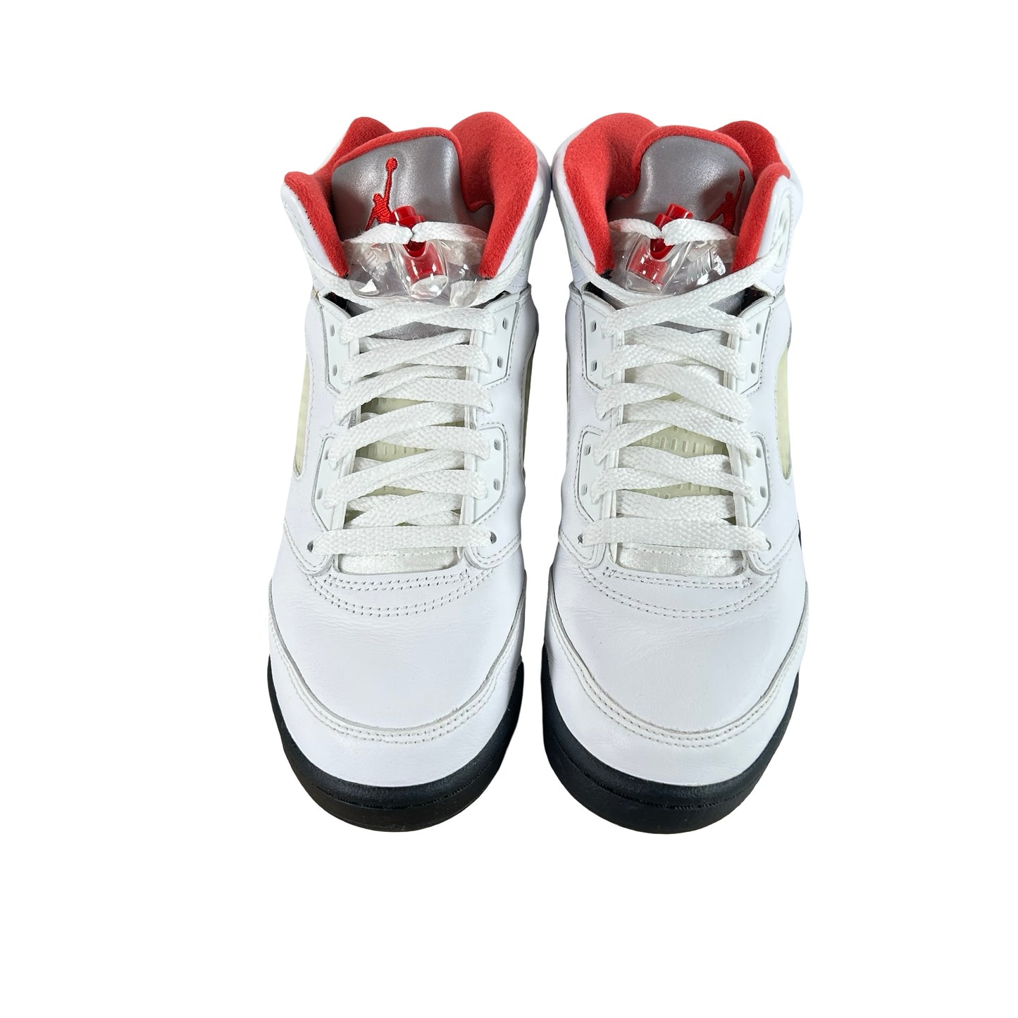 440888 102 Jordan 5 Retro Fire Red Silver Tongue (2020) [USED] - 5.5 Y (Used)