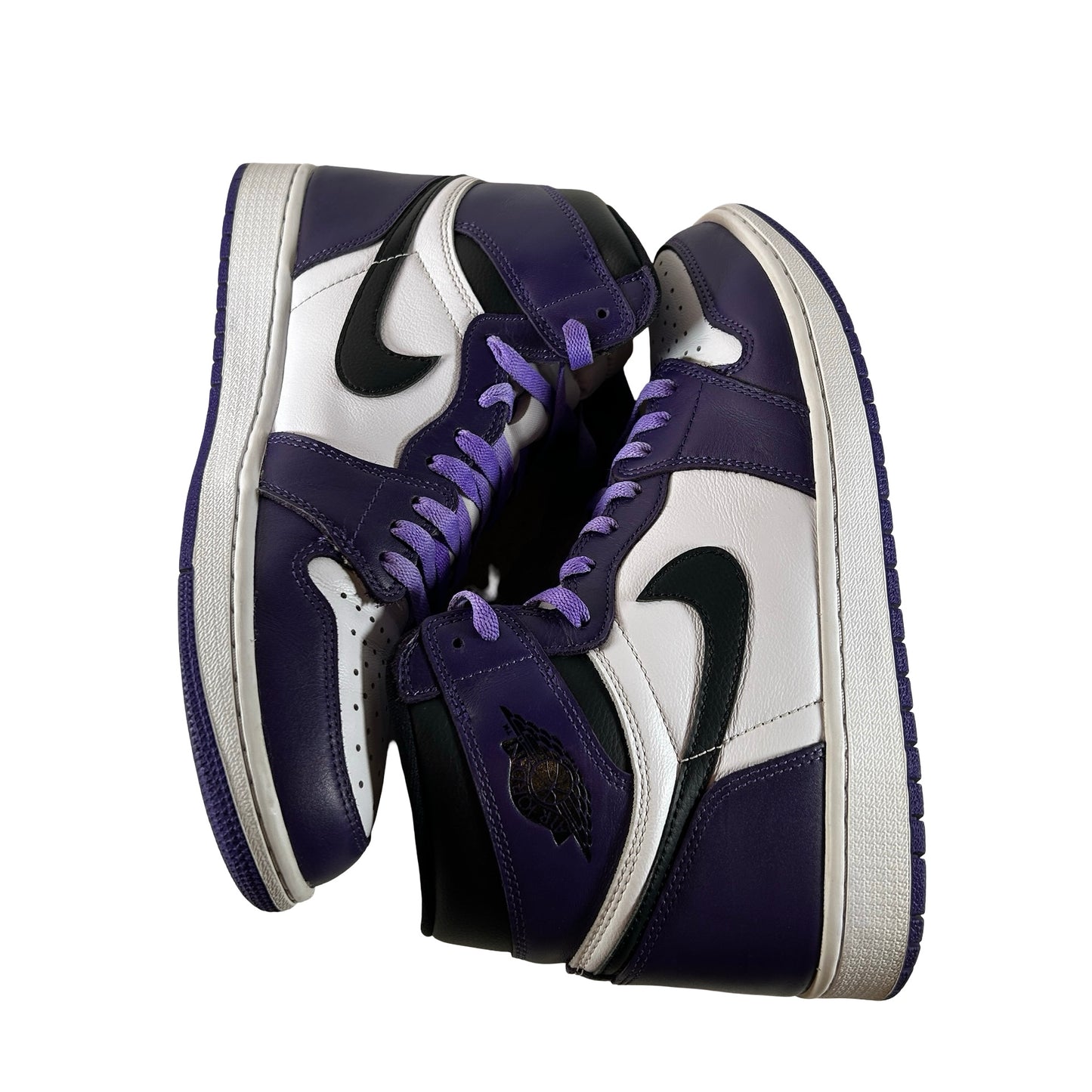 555088 500 Jordan 1 Court Purple [USED] - 12 M (Used2)