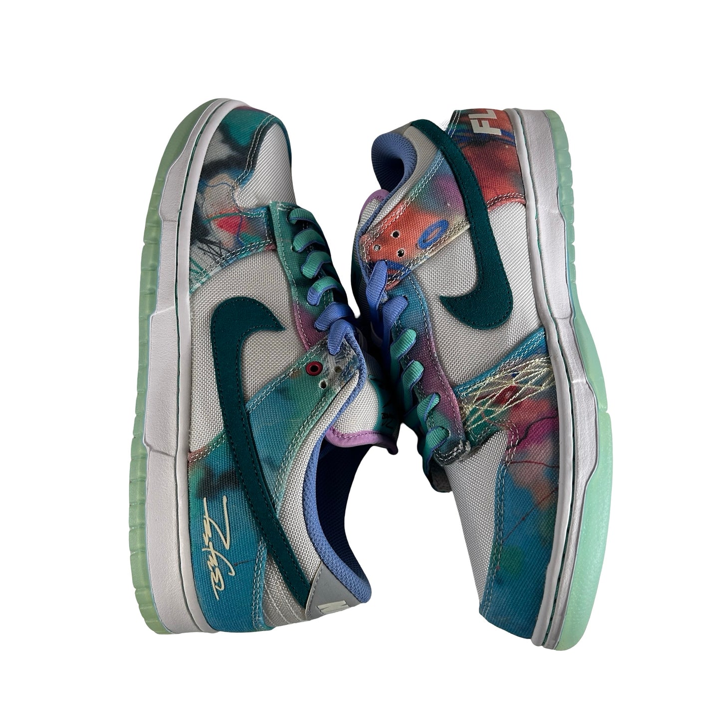 HF6061 400 Nike SB Dunk Low Futura Laboratories Bleached Aqua - 10.5 M (Slightly Yellowing Sole)