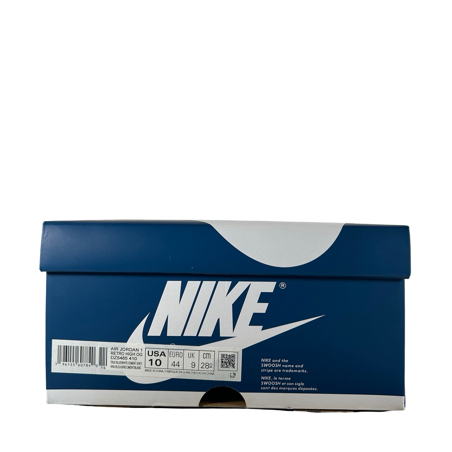 DZ5485 410 Jordan 1 Retro High OG True Blue [USED] - 10 M (Used)