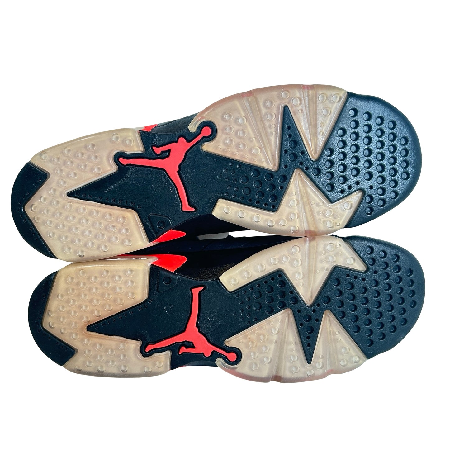 384665 060 Jordan 6 Black Infrared 2019 (GS) - 6 Y (Yellowing Soles)