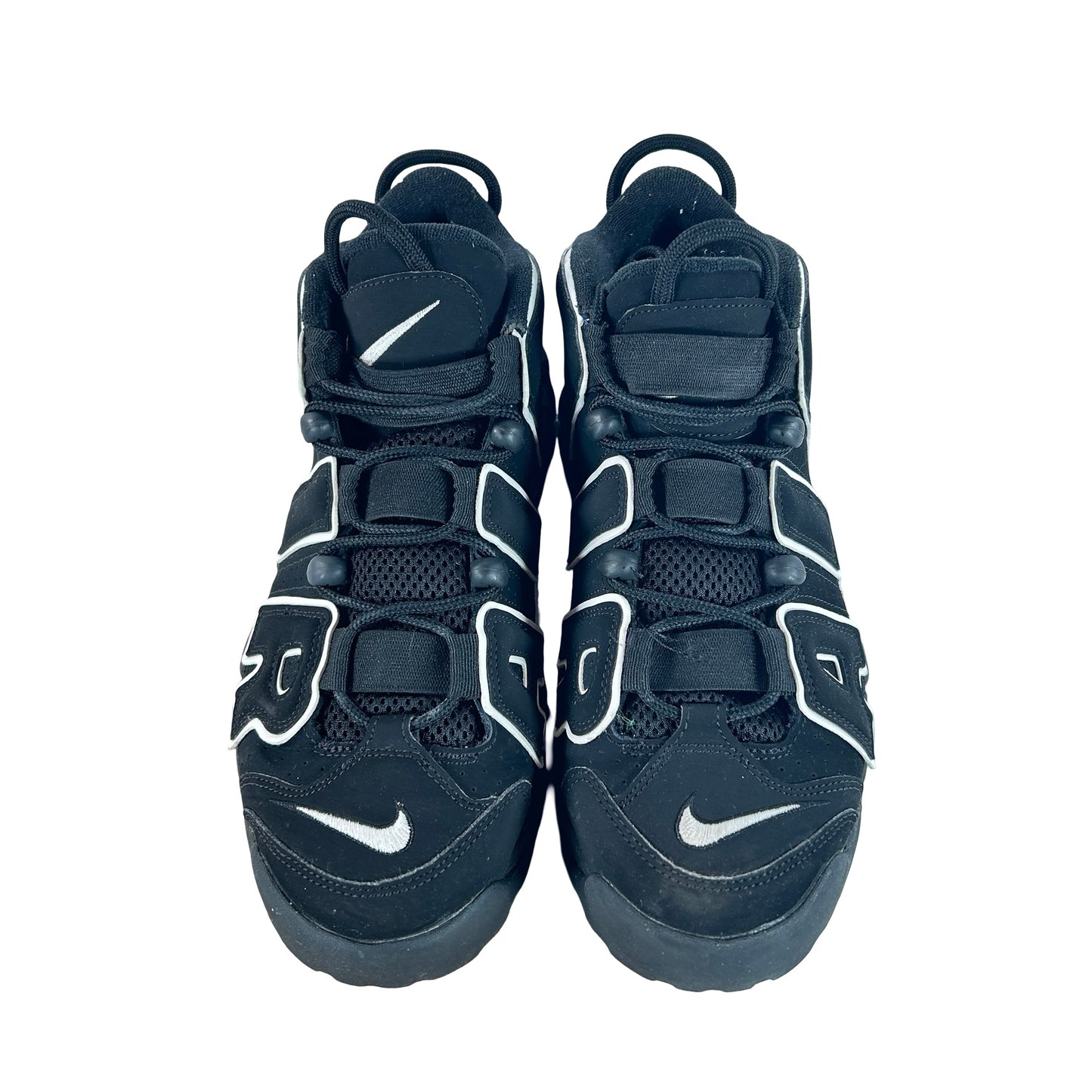 414962 002 Nike Air More Uptempo Black White [USED] - 9 M (Used) (No Box)
