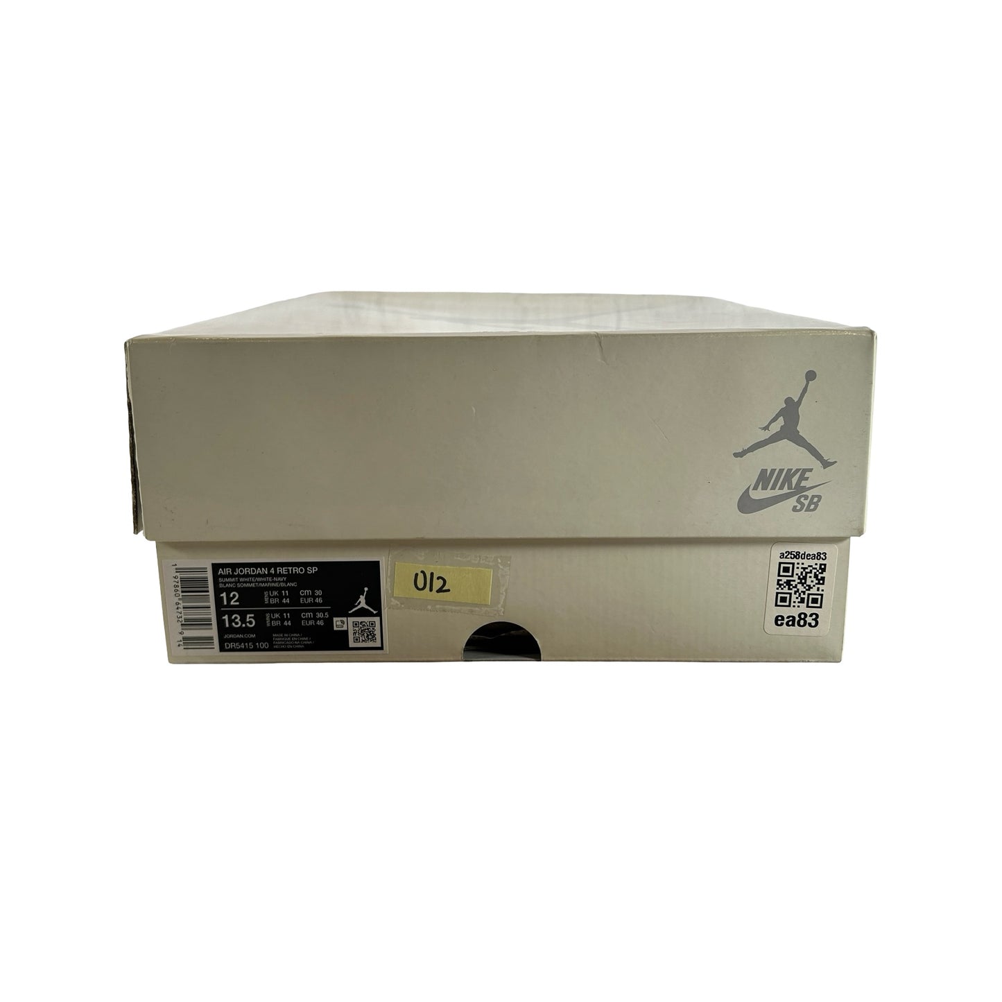 DR5415 100 Jordan 4 Retro SB Navy [USED] - 12 M (Used12)