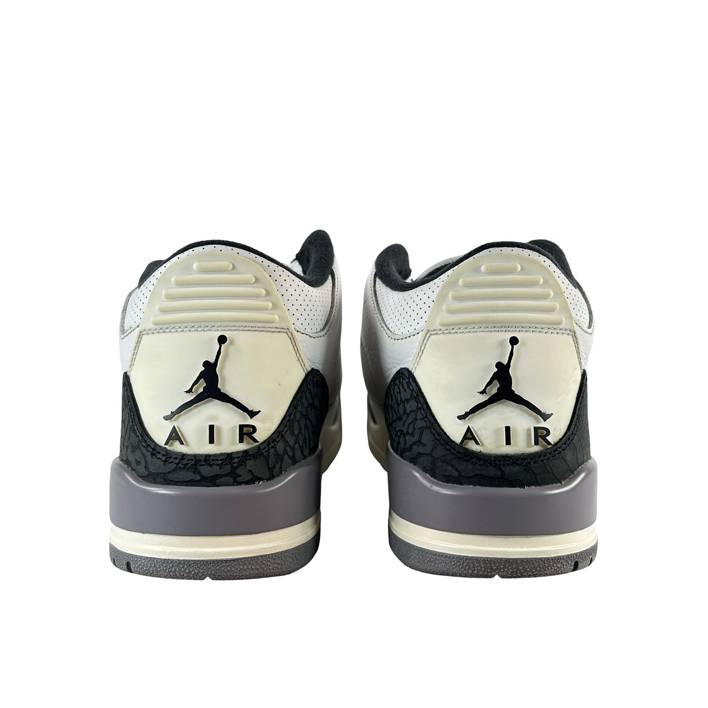 CT8532 106 Jordan 3 Retro Cement Grey [USED] - 11 M (Used) (No Box) (No Insoles)