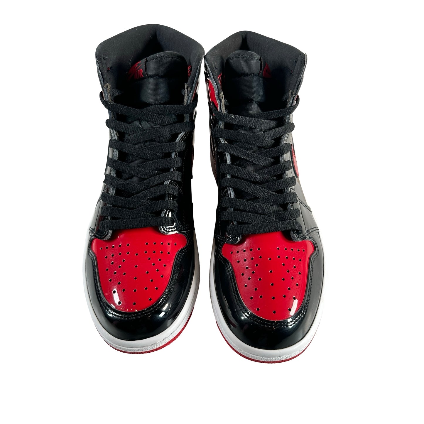 555088 063 Jordan 1 Retro High OG Patent Bred [USED] - 10 M (Used6)