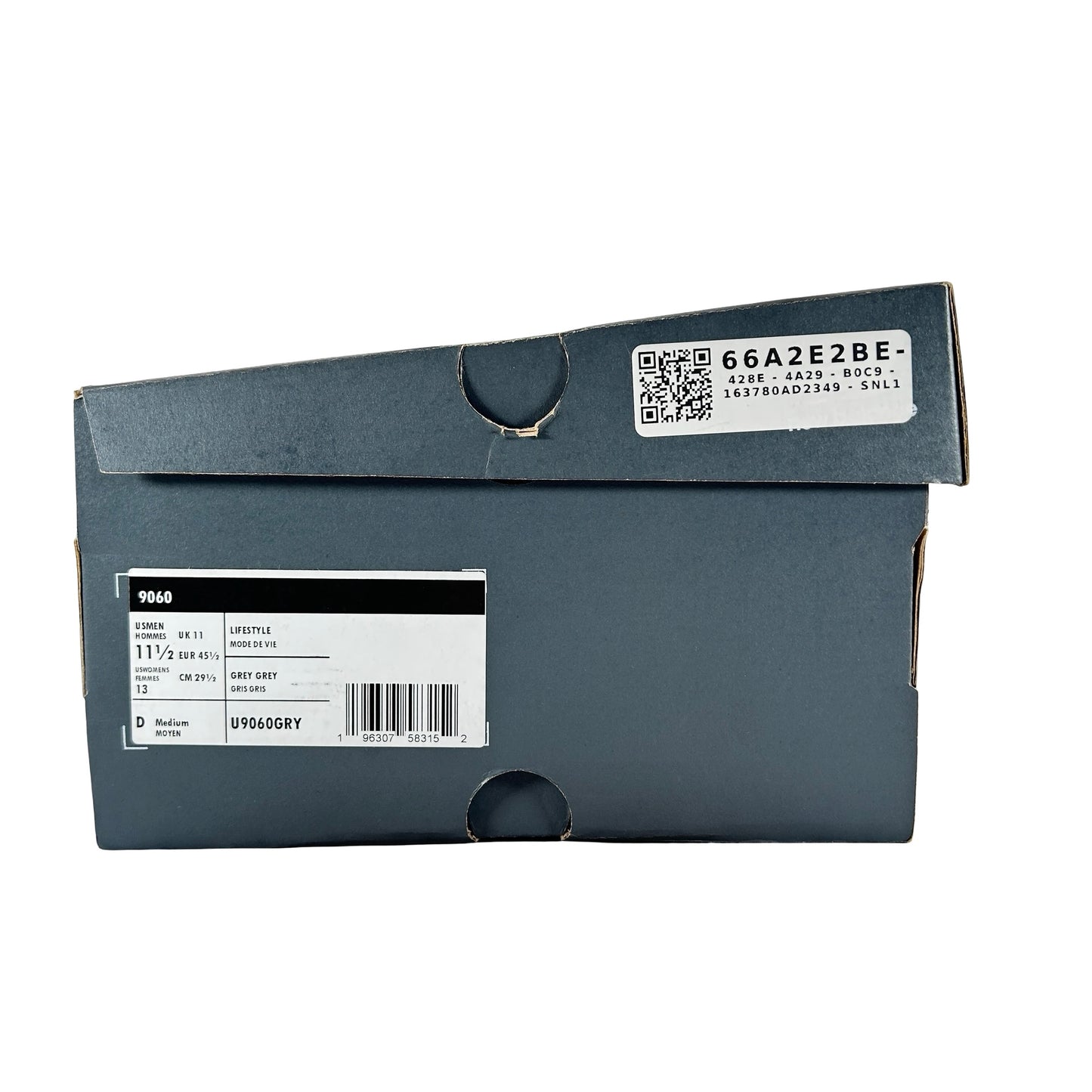 U9060GRY New Balance 9060 Rain Cloud Grey [USED] - 11.5 M (Used)
