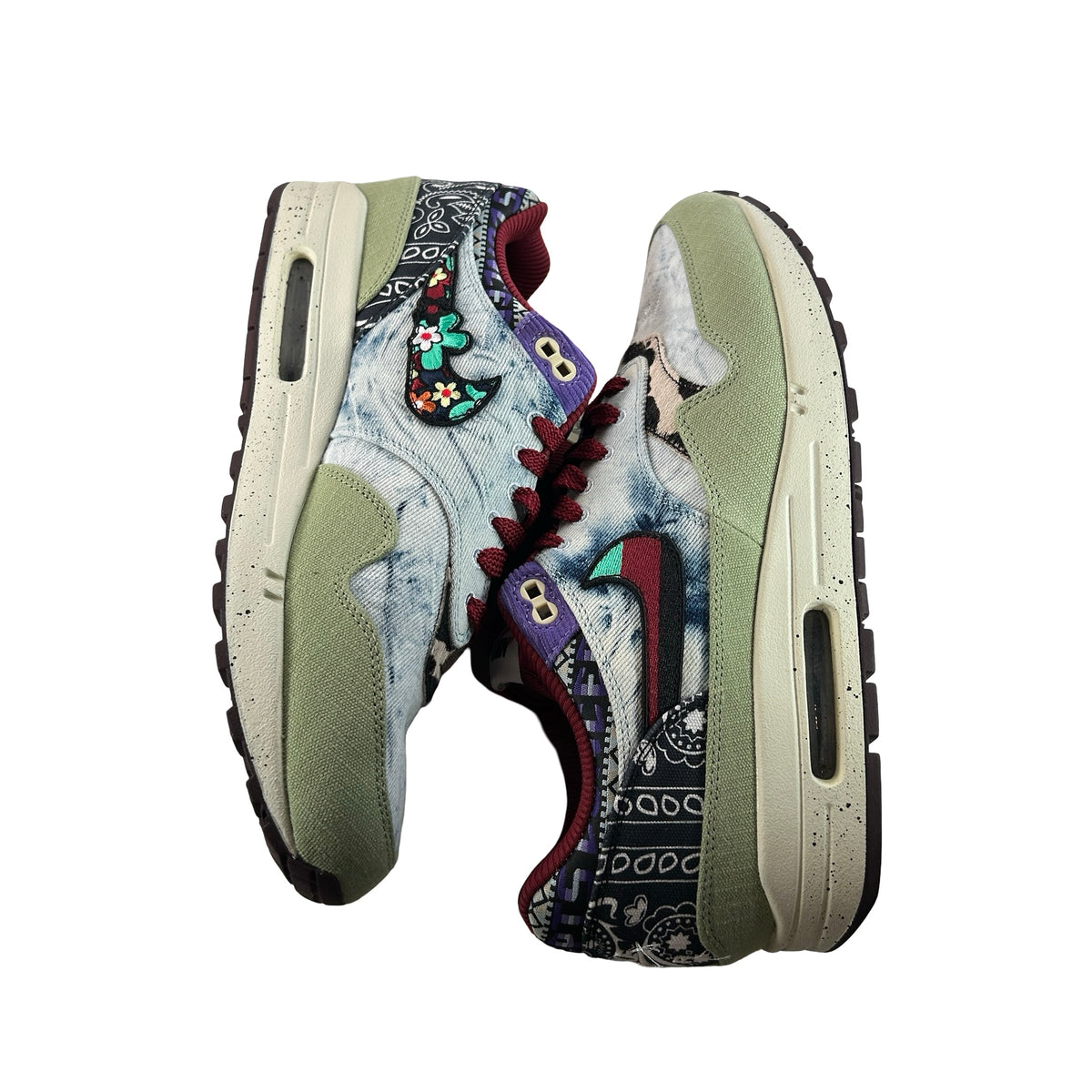 DN1803 300 Nike Air Max 1 Concepts Denim Olive Canvas [USED] - 11.5 M (Used)