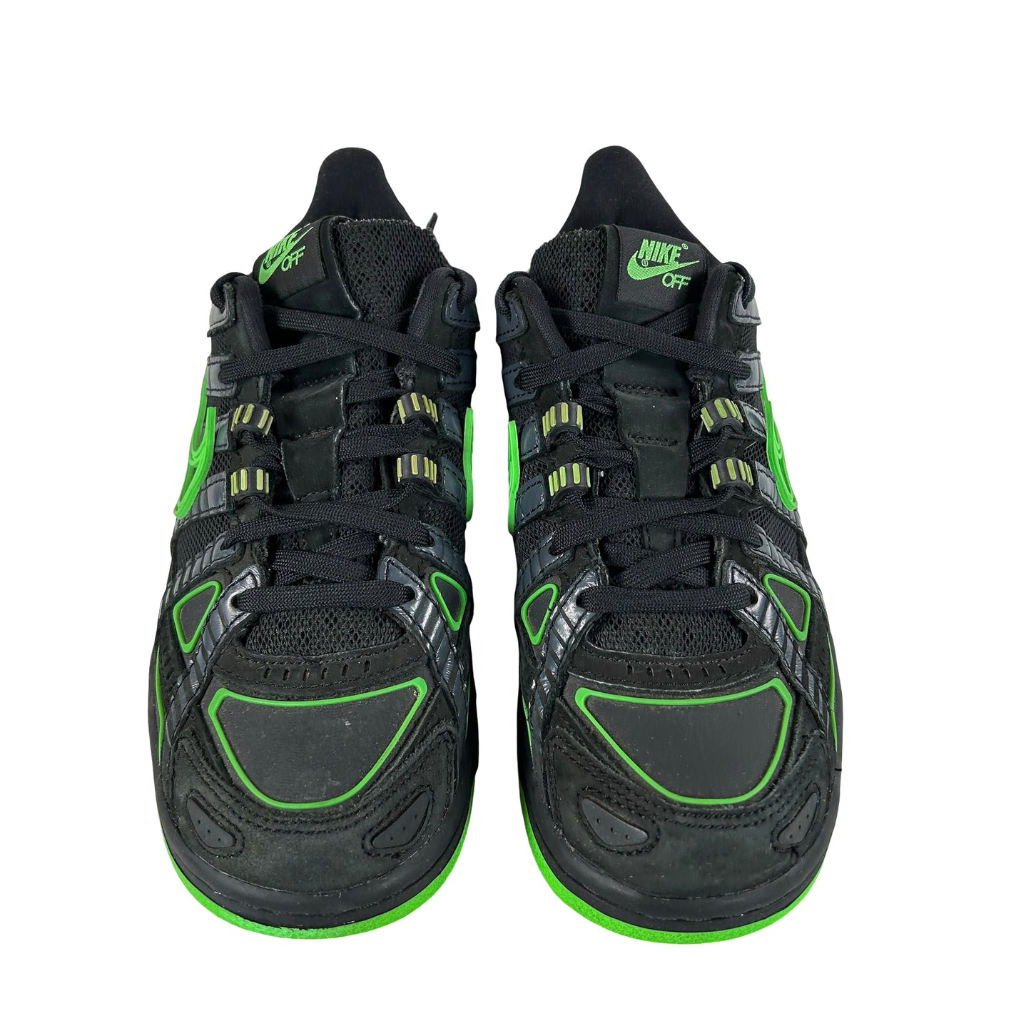 CU6015 001 Nike Air Rubber Dunk Off-White Green Strike [USED] - 5 M (Used)