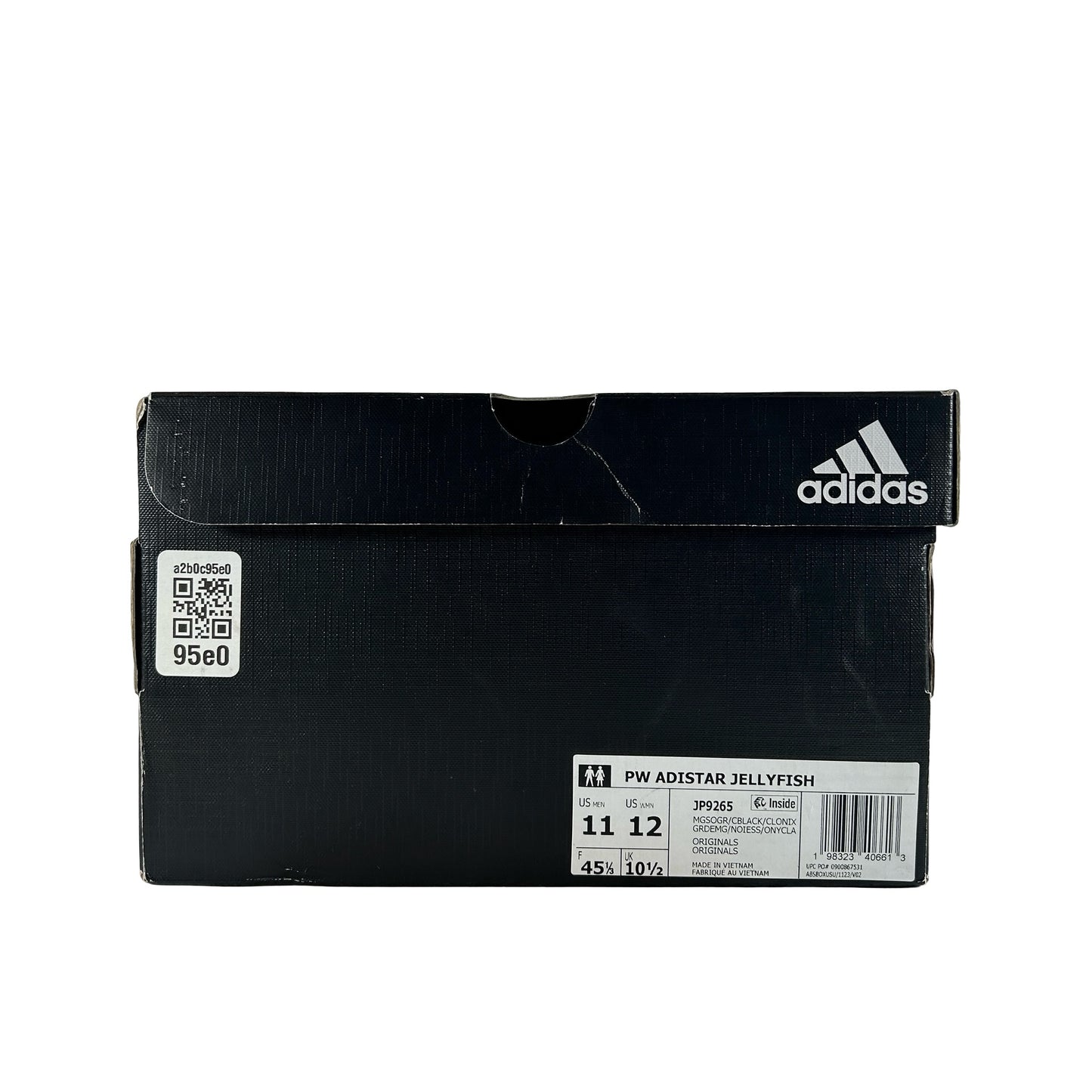 JP9265 adidas Adistar Jellyfish Pharrell Williams Solid Grey Black [USED] - 11 M (Used)