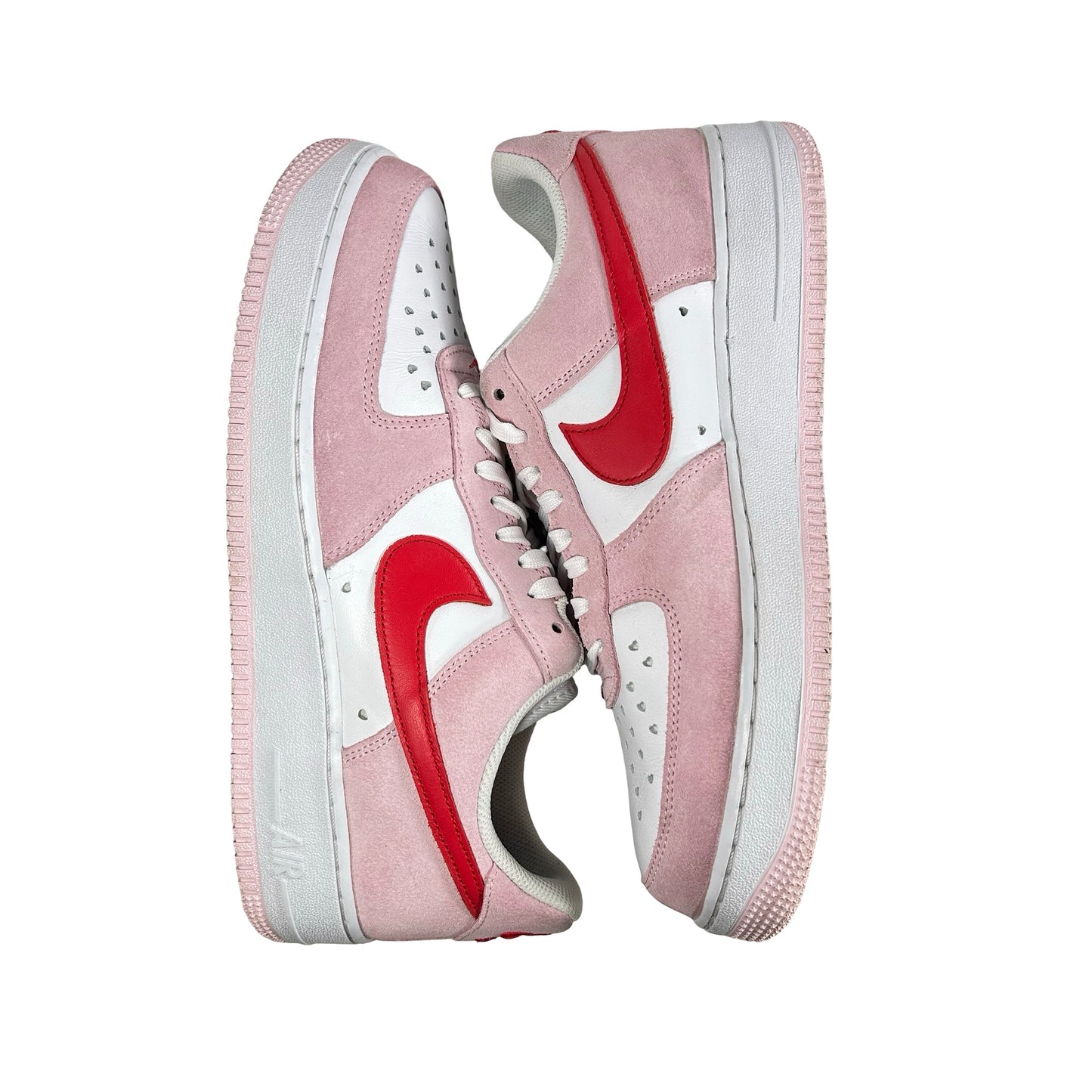 DD3384 600 Nike Air Force 1 Low '07 QS Valentine's Day Love Letter [USED] - 10.5 M (Used)