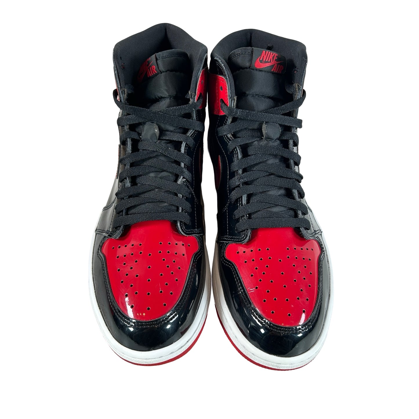 555088 063 Jordan 1 Retro High OG Patent Bred [USED] - 12 M (Used6)