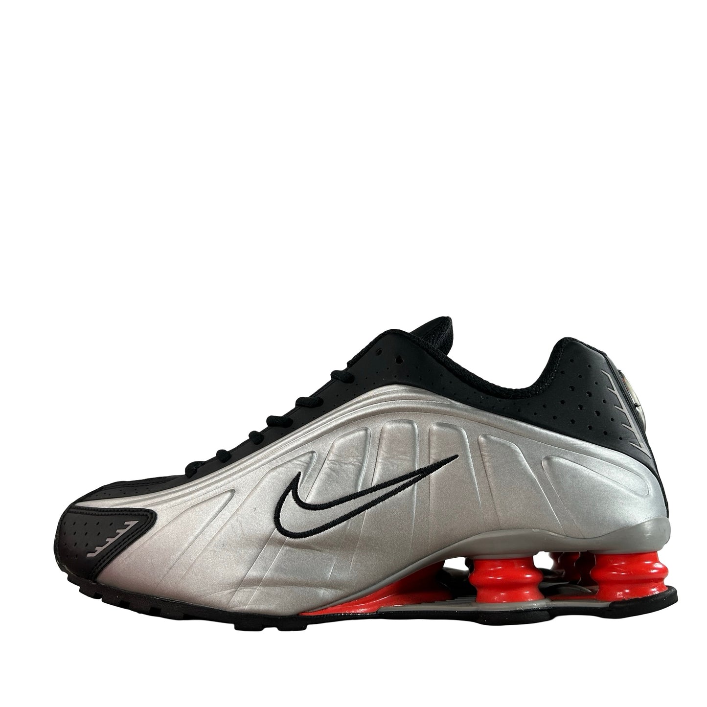 HQ1988 002 Nike Shox R4 Black Metallic Silver (2025) [USED] - 11 M (Used6)