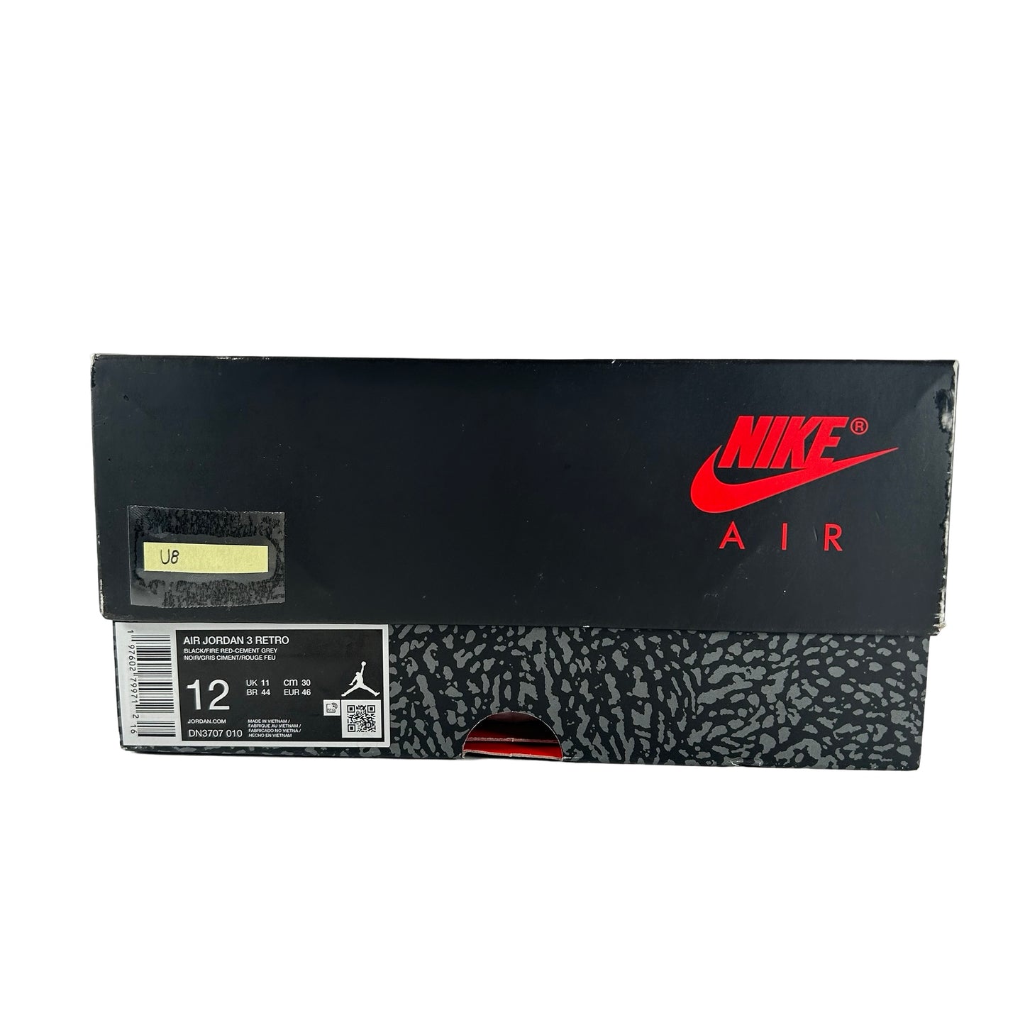 DN3707 010 Jordan 3 Retro Black Cement Reimagined (2024) [USED] - 12 M (Used8)