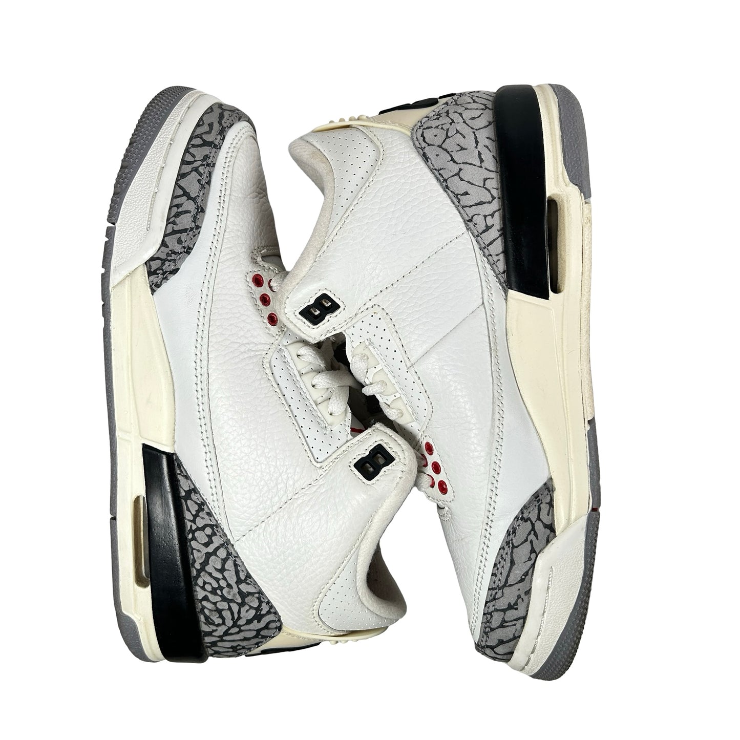 DM0967 100 Jordan 3 Retro White Cement Reimagined (GS) [USED] - 5 Y (Used) (No Box)
