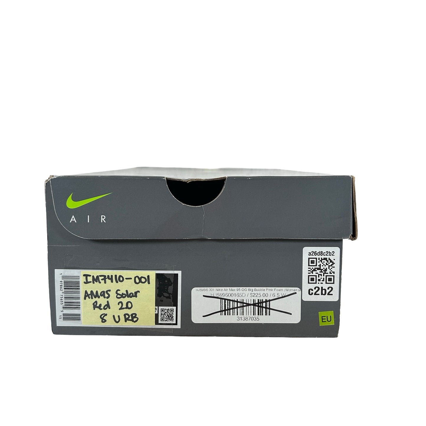 IM7410 001 Nike Air Max 95 OG Big Bubble Solar Red 2.0 (2025) [USED] - 8 M (Used) (Replace Box)