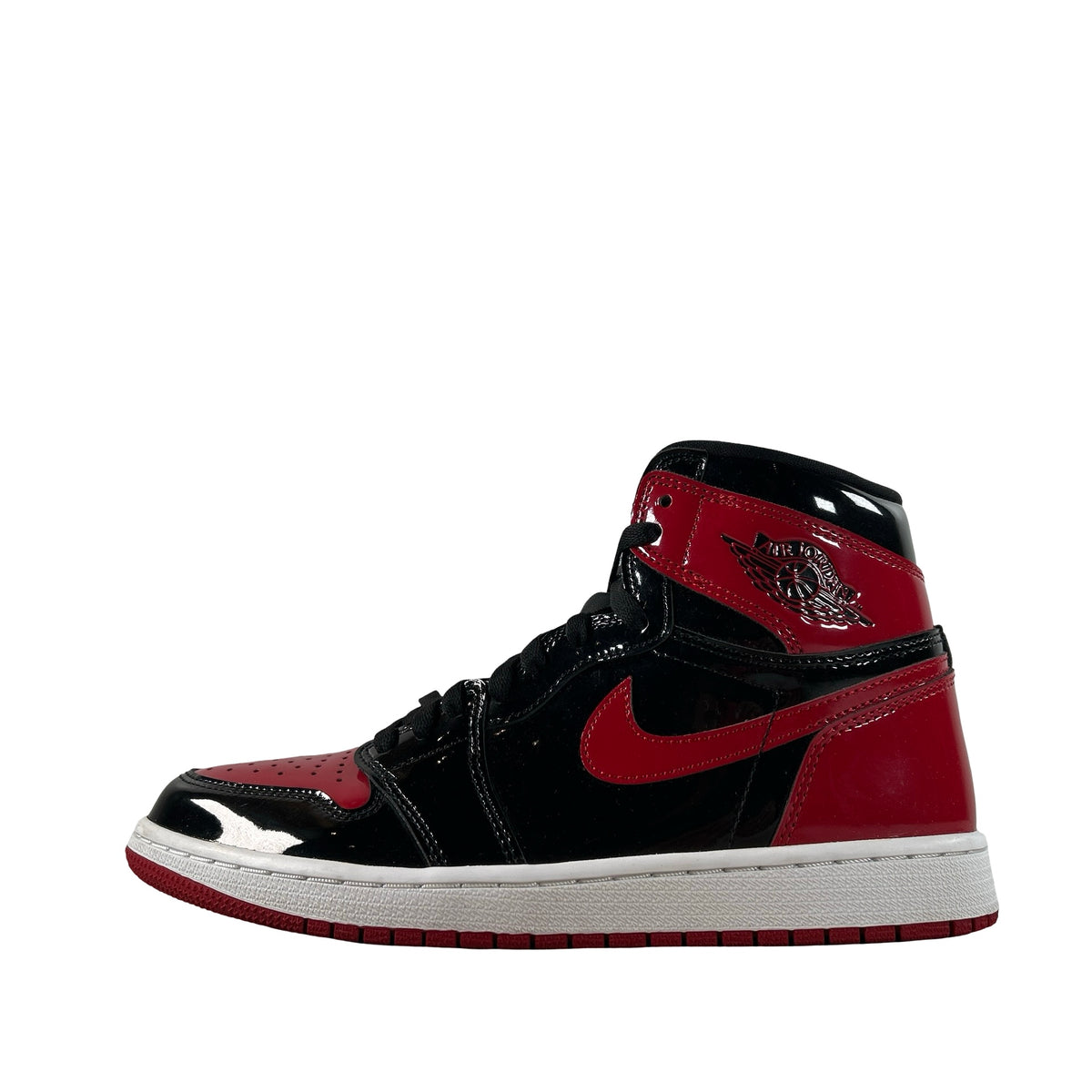 555088 063 Jordan 1 Retro High OG Patent Bred [USED] - 9.5 M (Used13)