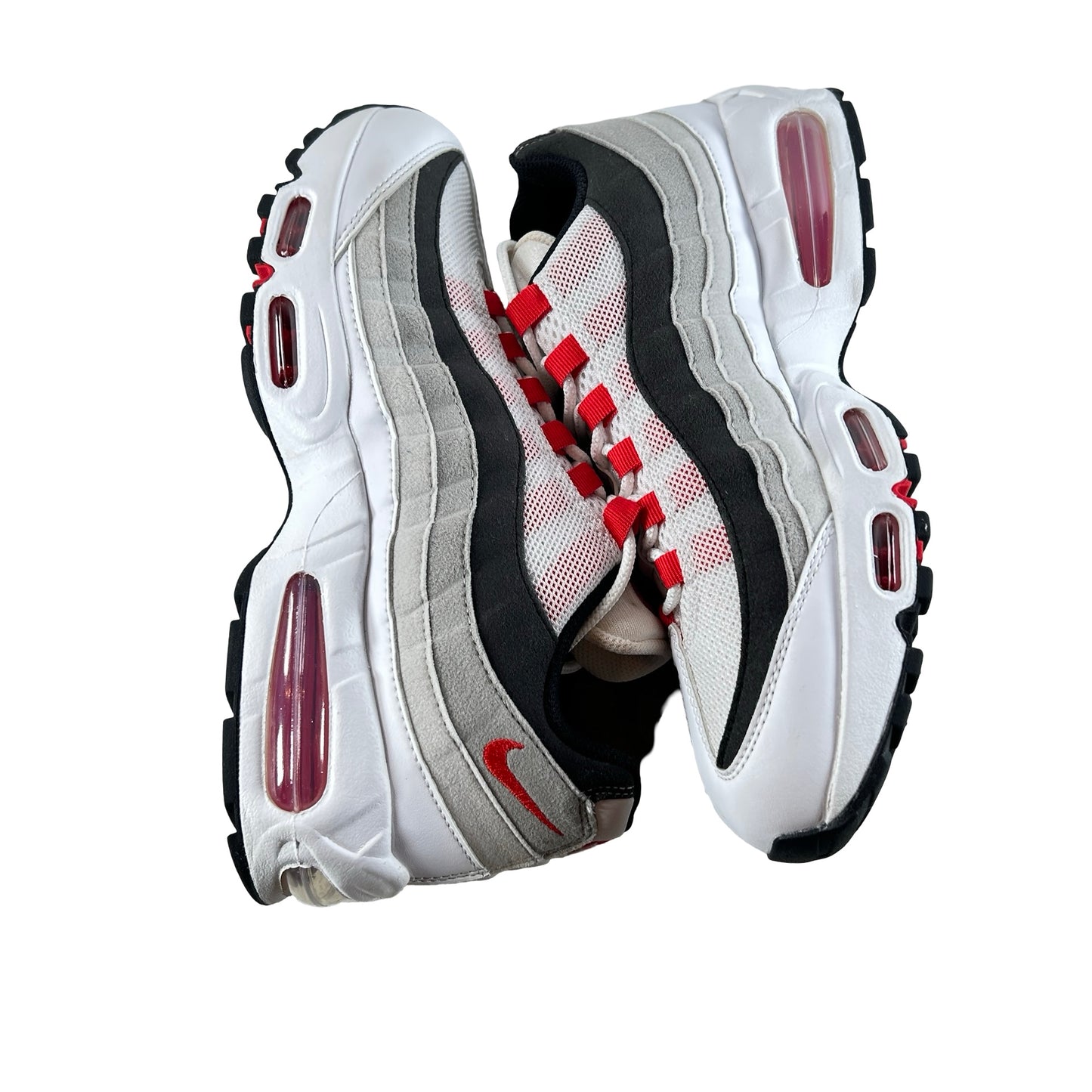 IB7862 100 Nike Air Max 95 OG Big Bubble Comet Red [USED] - 8.5 M (Used) (No Box)