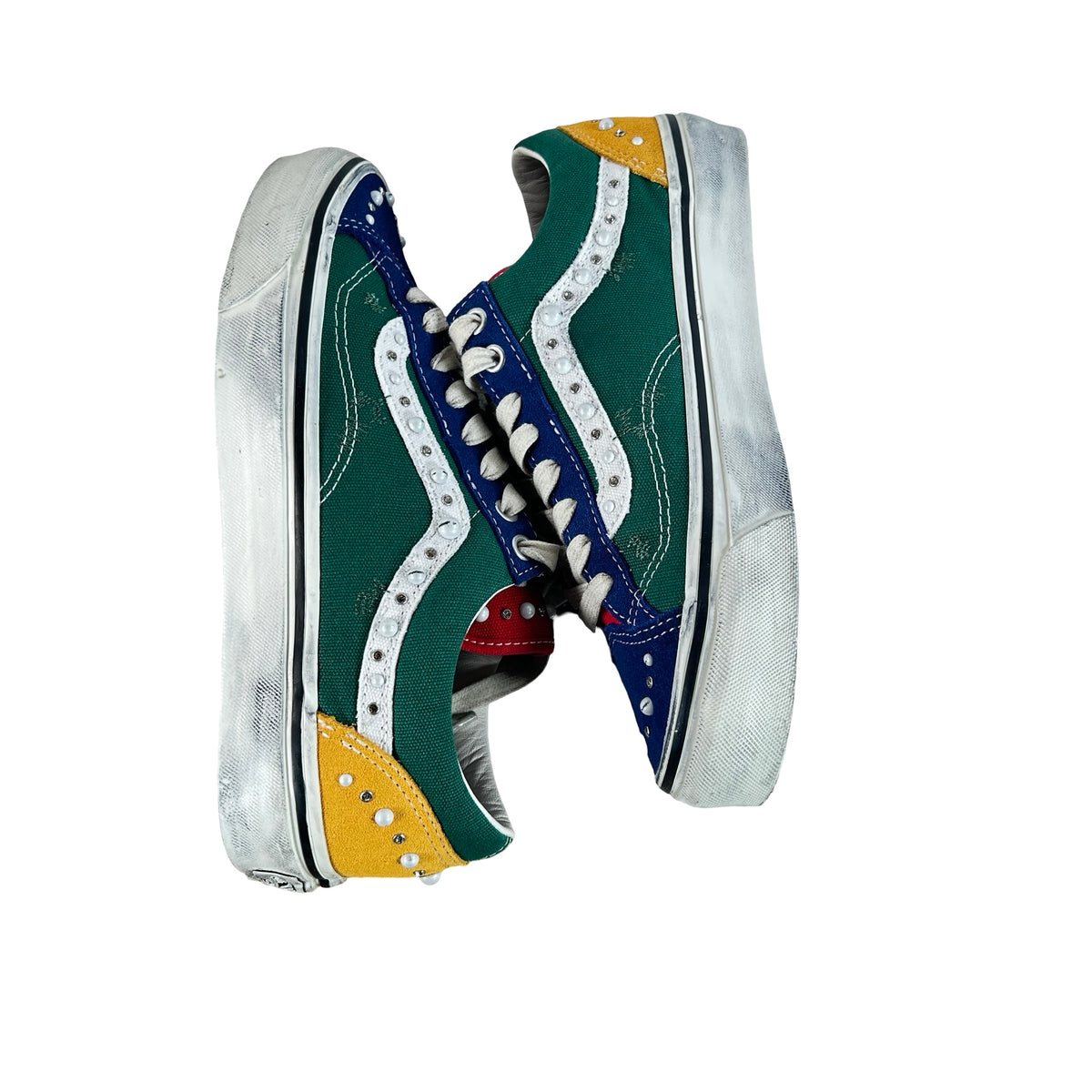 VN000E8VBGK Vans LX Old Skool 36 Pearlized Pack Yacht Club [USED] - 8 M (Used)