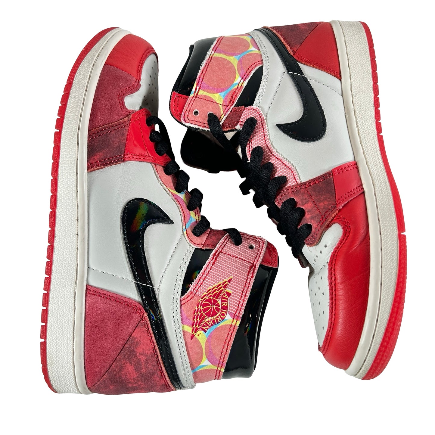 DV1748 601 Jordan 1 Retro High OG Spider-Man Across the Spider-Verse [USED] - 8 M (Used) (No Box)