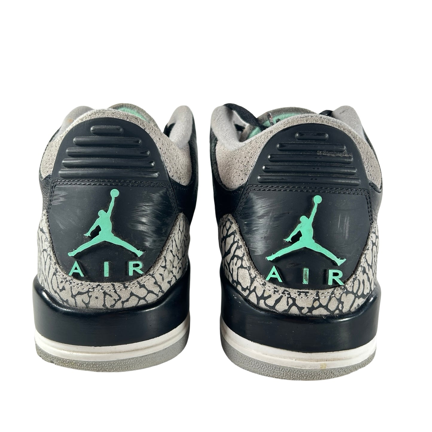 CT8532 031 Jordan 3 Retro Green Glow [USED] - 9.5 M (Used) (Replace Box)