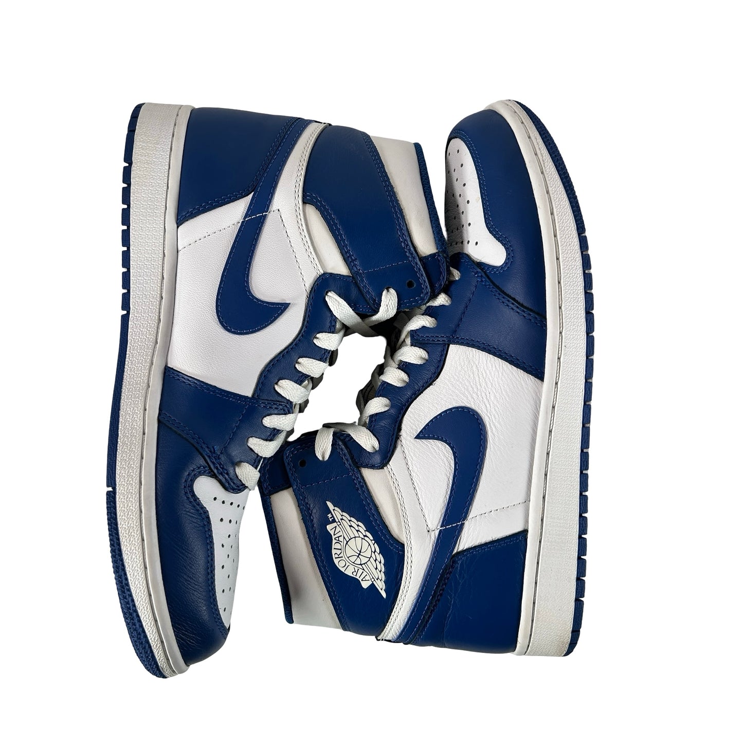 555088 127 Jordan 1 Retro Storm Blue [USED] - 9.5 M (Used) (Replace Box)