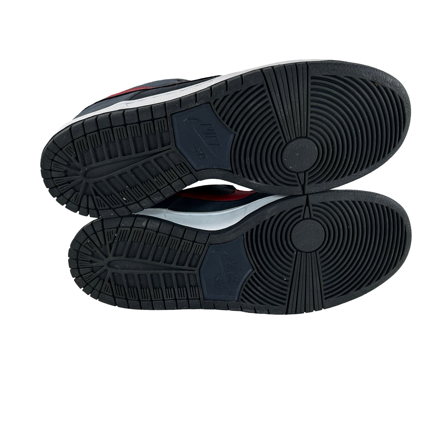 304292 461 Nike SB Dunk Low Dark Obsidian Gym Red [USED] - 10M (Used) (No Box)