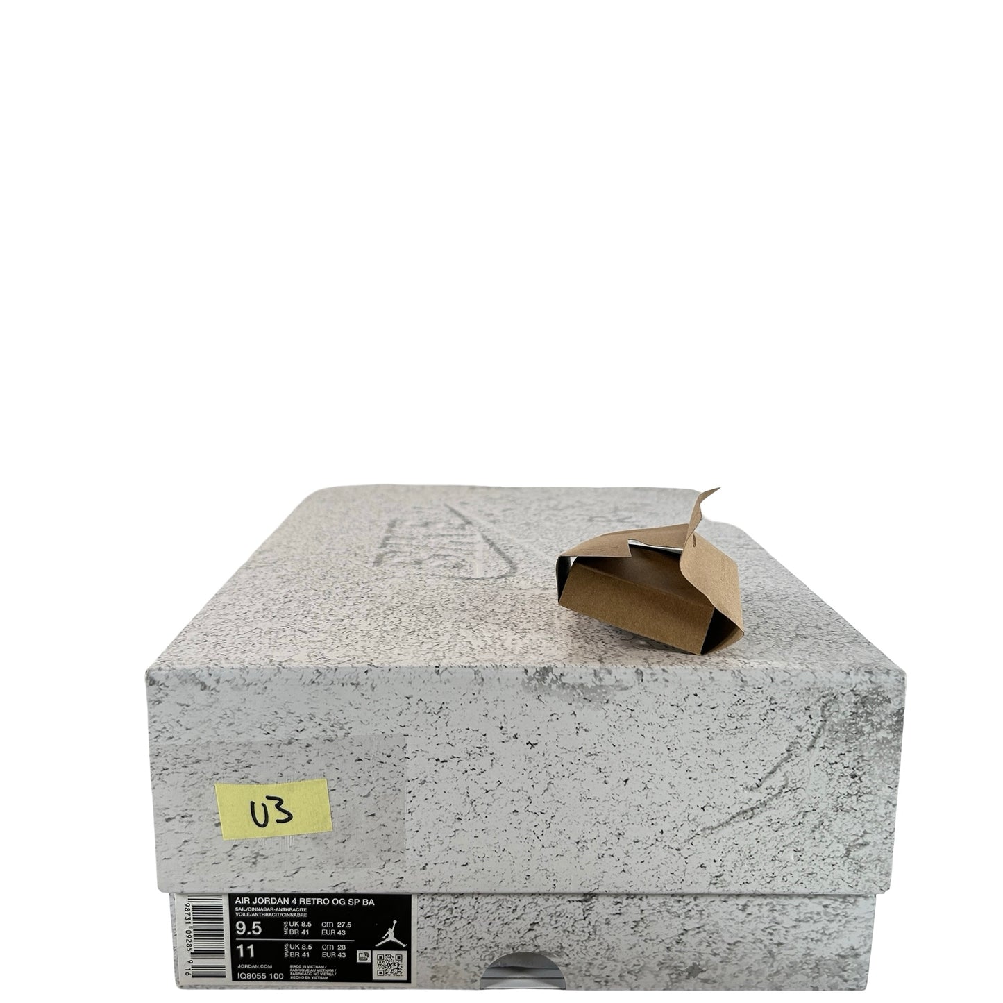IQ8055 100 Air Jordan 4 Retro OG Nigel Sylvester Brick After Brick [USED] - 9.5 M (Used3)