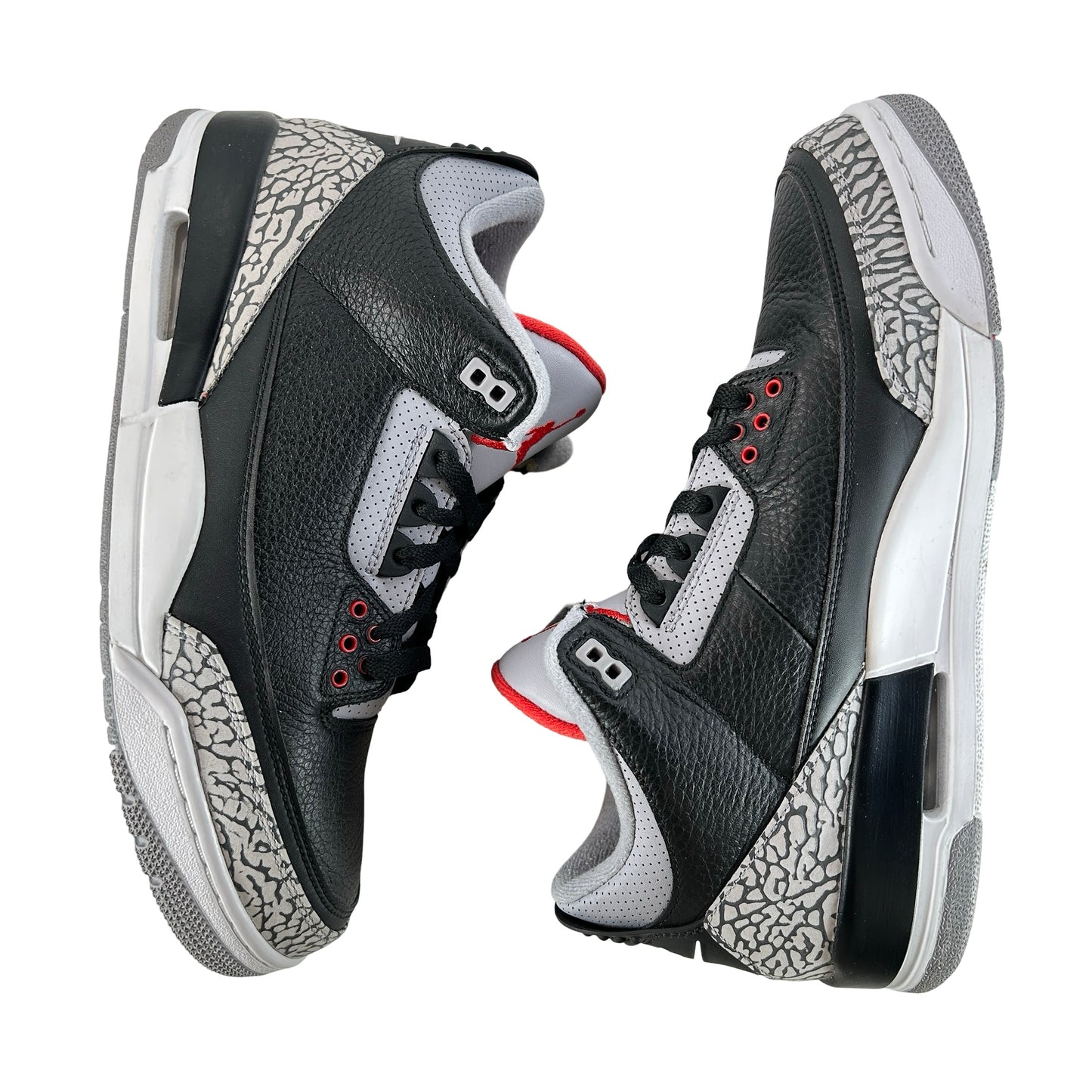 854262 001 Jordan 3 Black Cement 2018 [USED] - 11 M (VNDS)