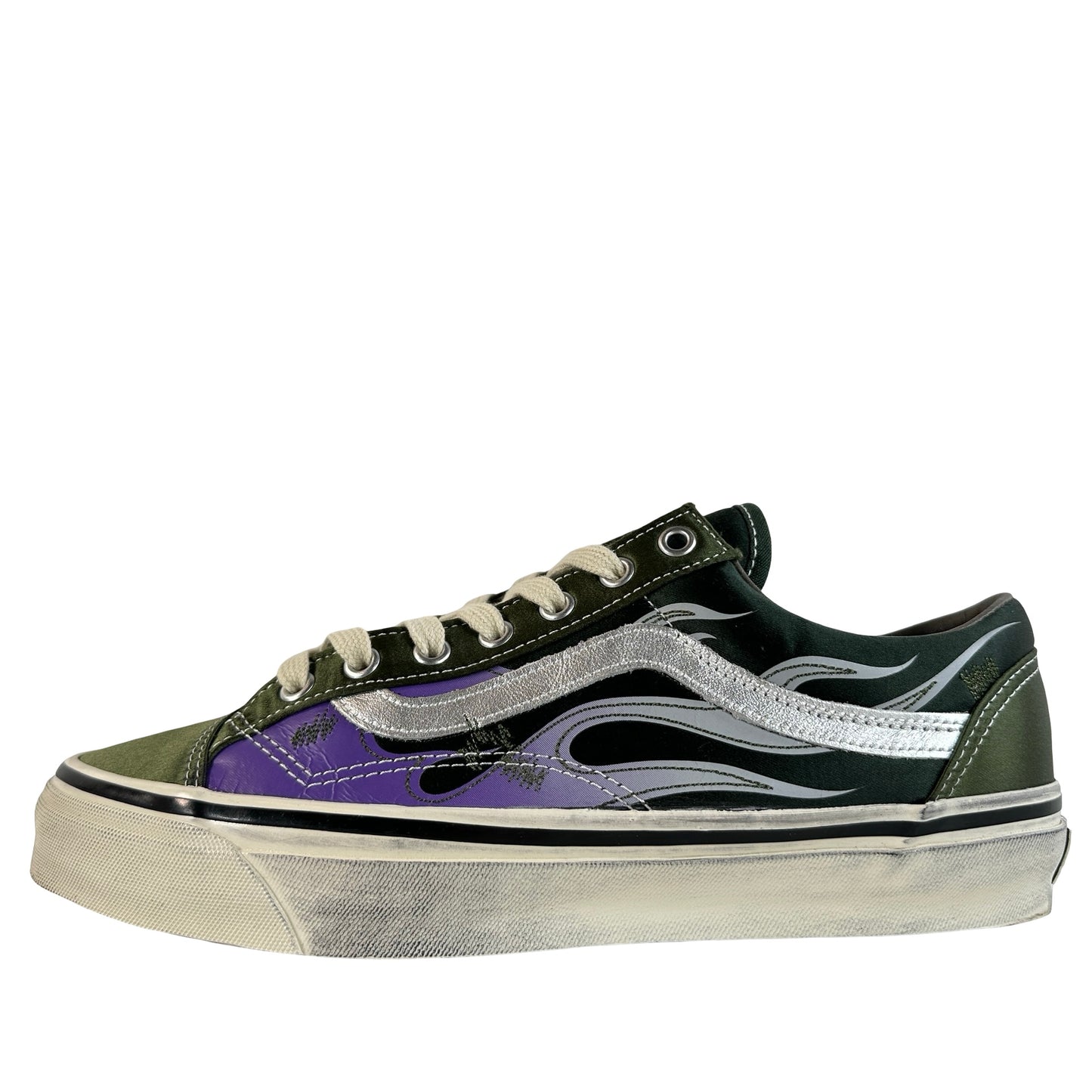 VN000D9RGRK Vans LX Old Skool Archive Flame Green [USED] - 9 M (Used)