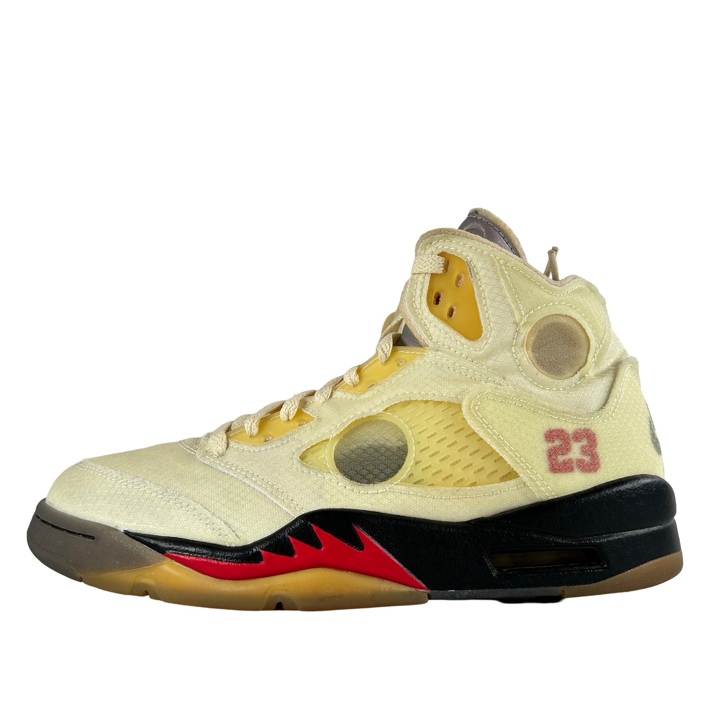 DH8565 100 Jordan 5 Retro Off-White Sail [USED] - 7.5 M (Used2)
